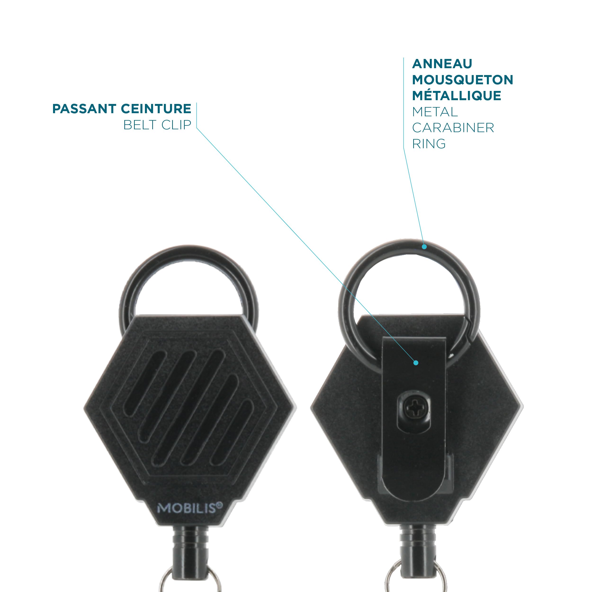 Mobilis Retraktor Kabel Smartphone magnetisch 80 cm