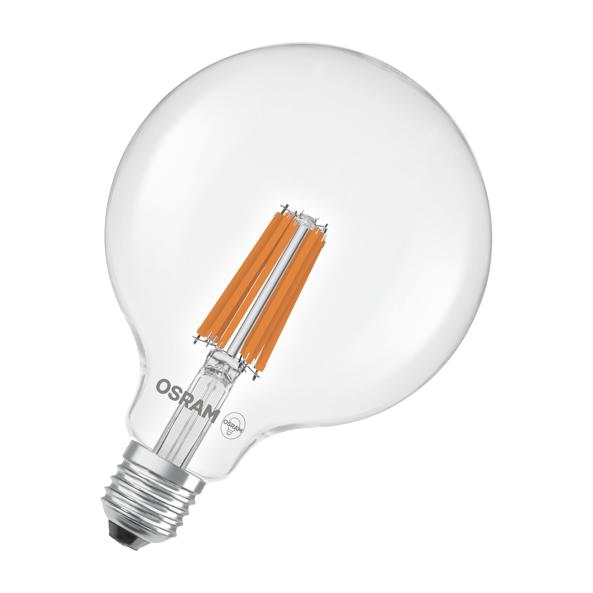 ams OSRAM SMART+ Globe 125 LED-Lampe klar 100W Ersatz