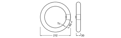 ams OSRAM SMART+ LED Tube T9 Ring 11W Tageslichtweiß 1er-Pack