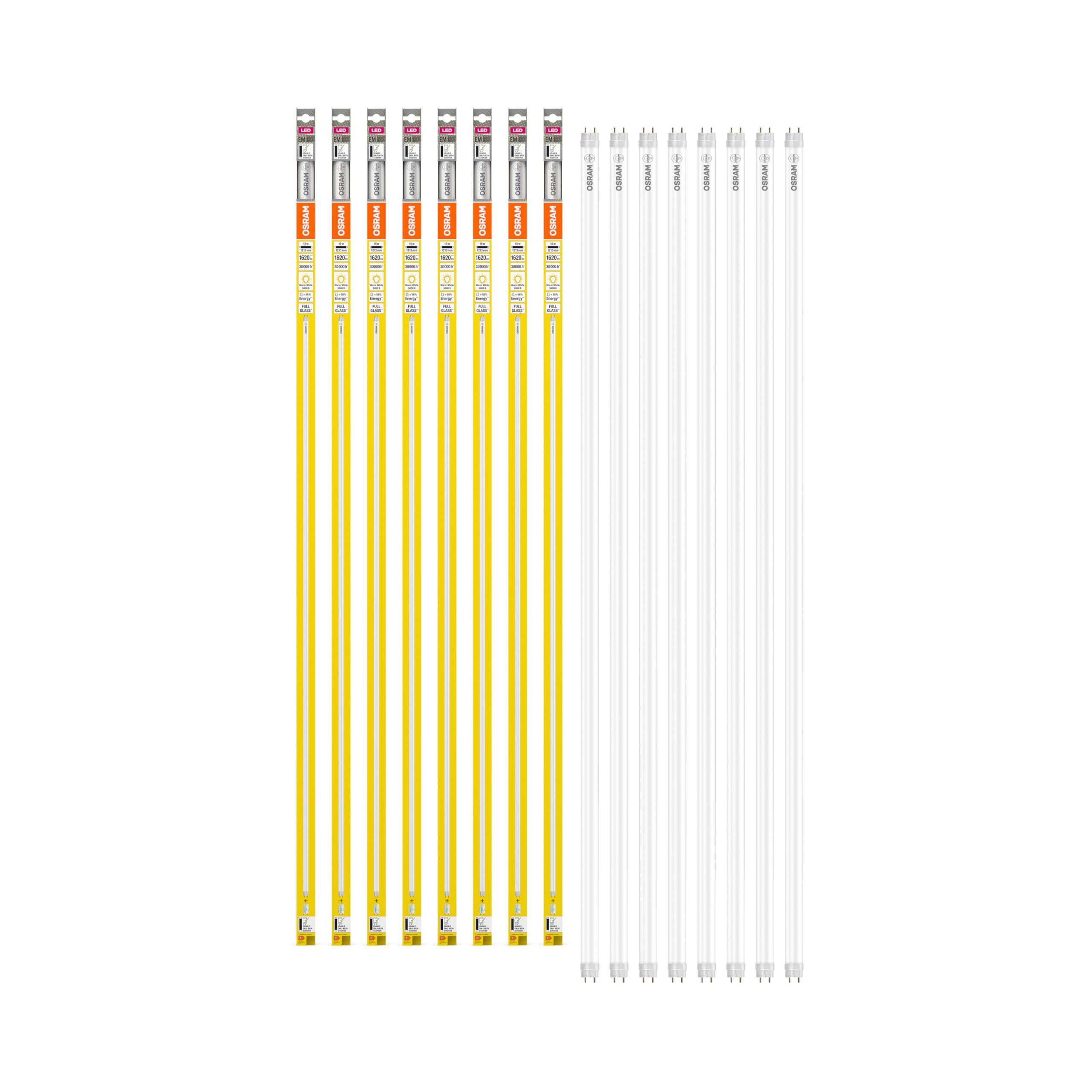 OSRAM LED Tube T8 36 EM 1200mm G13 8er-Pack warmweiß