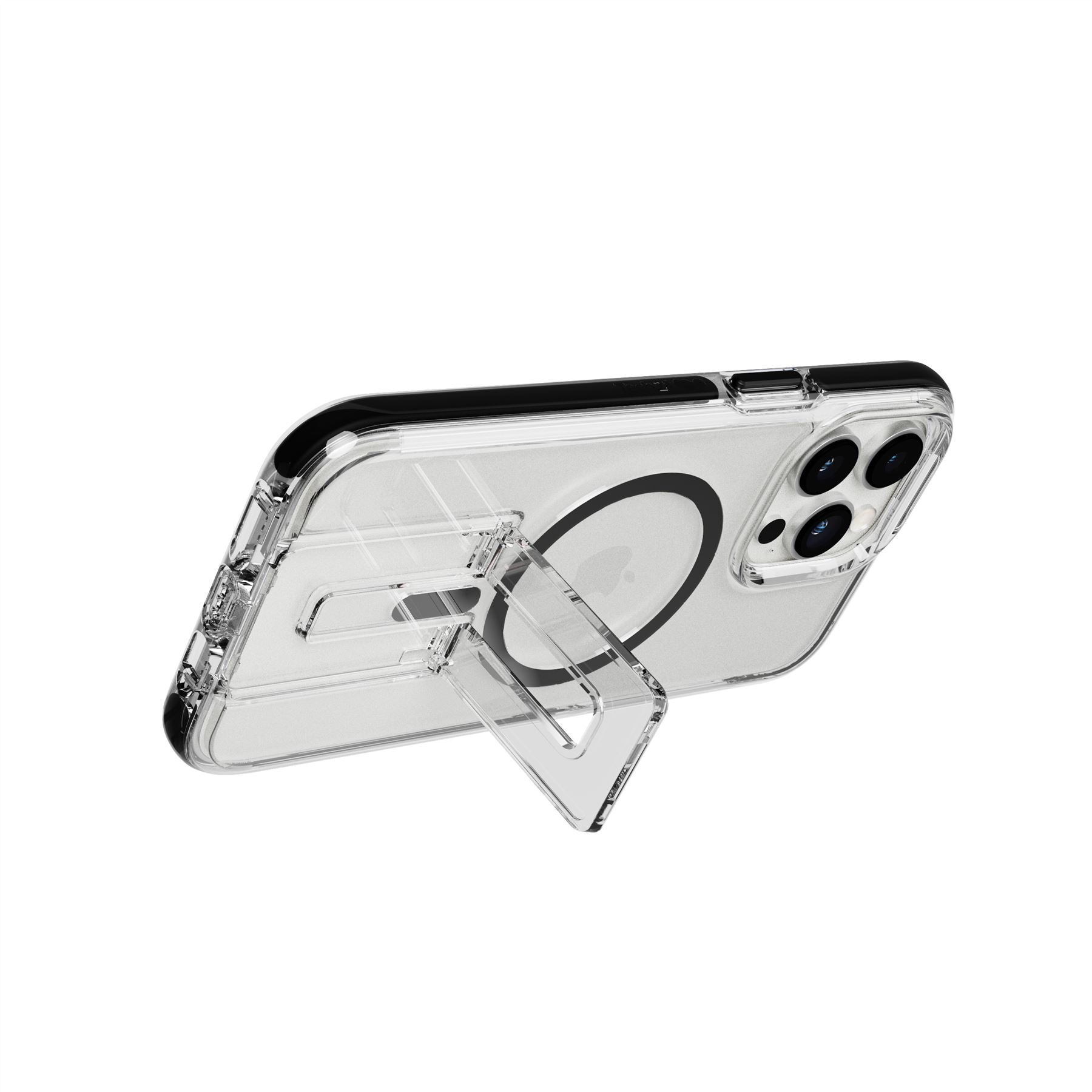 Tech21 EvoCrystal Kick Handyhülle Clear Black iPhone 14 Pro Max