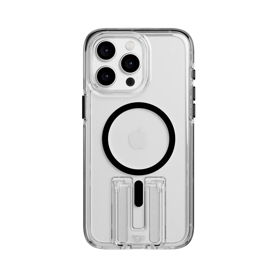 Tech21 EvoCrystal Kick iPhone 15 Pro Max Hülle Schwarz
