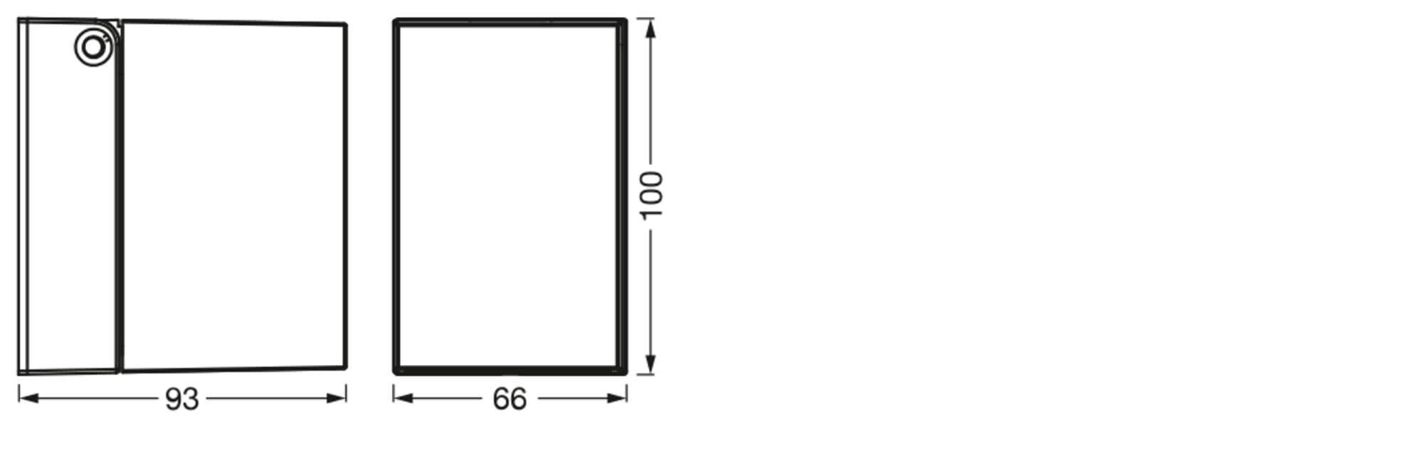 ams OSRAM ENDURA Classic Cube Außen-Wandleuchte weiß GU10