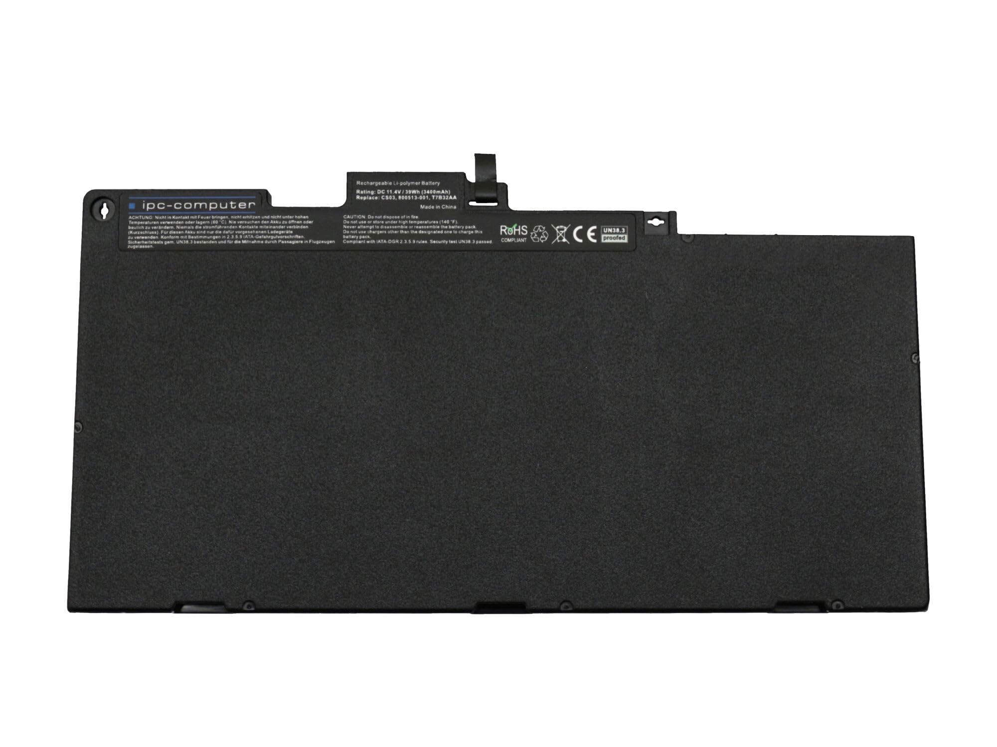 IPC-Computer Akkus HSTNN-I41C-5 Laptop-Akku 39Wh