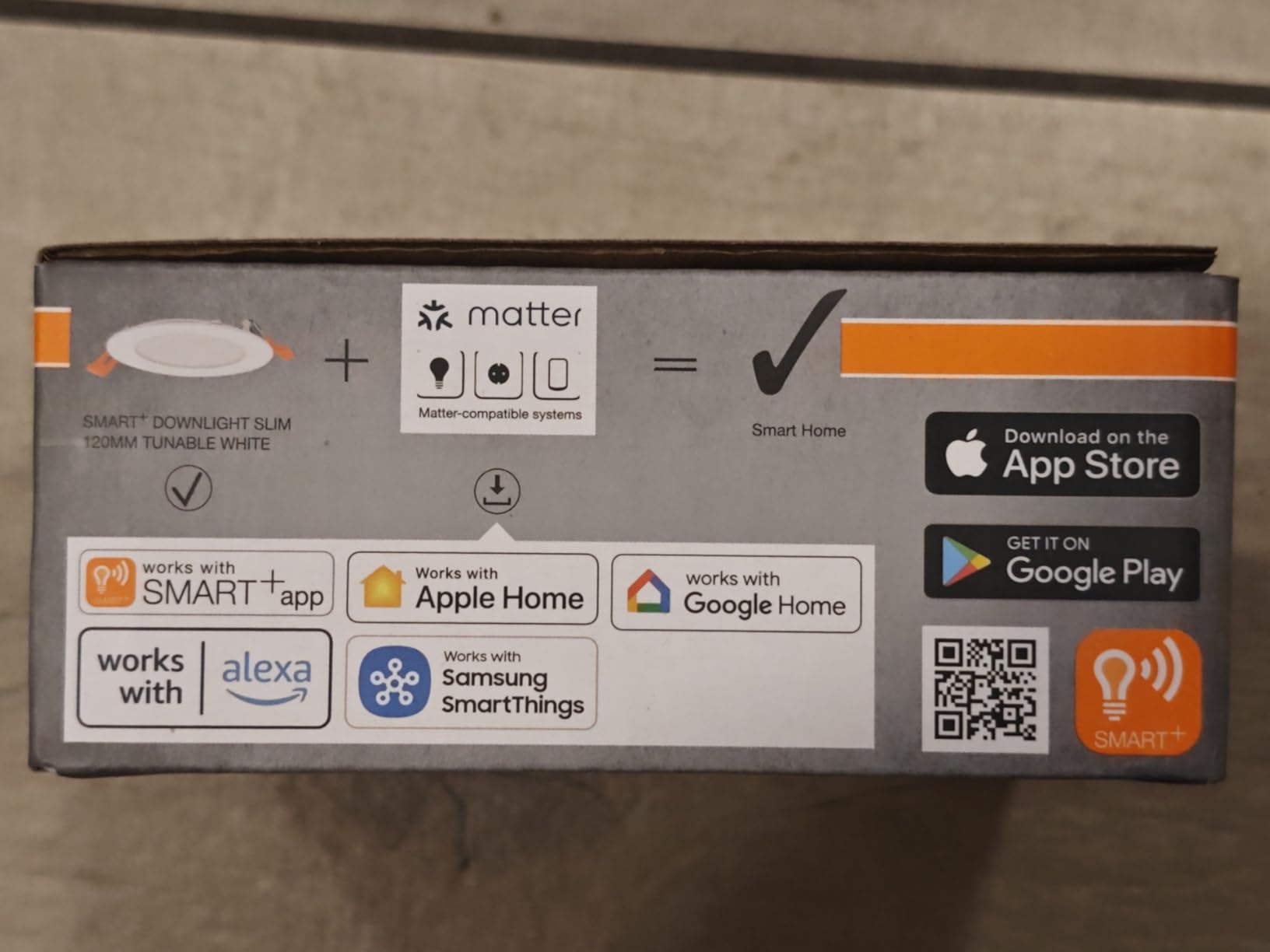 OSRAM SMART+ Matter Downlight 120mm weiß dimmbar 8W
