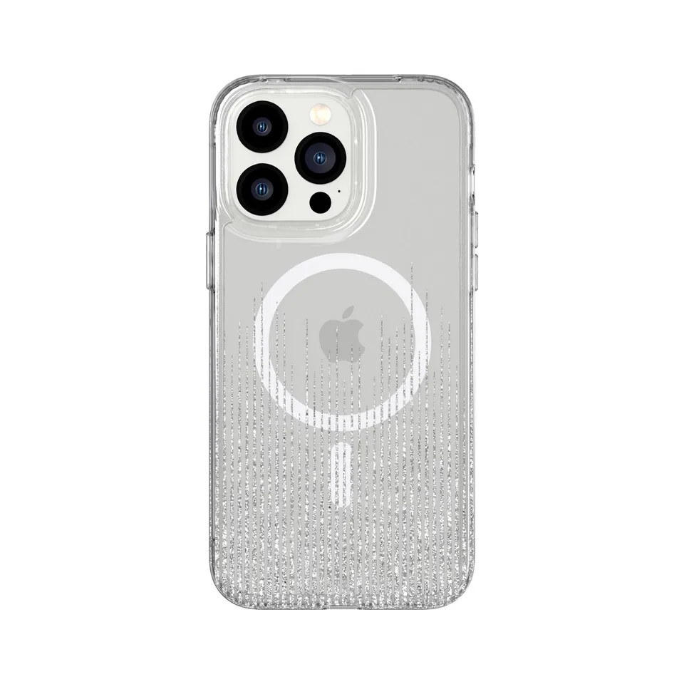 Tech21 EvoArt iPhone 14 Pro Max Handyhülle Sparkle Rain MagSafe