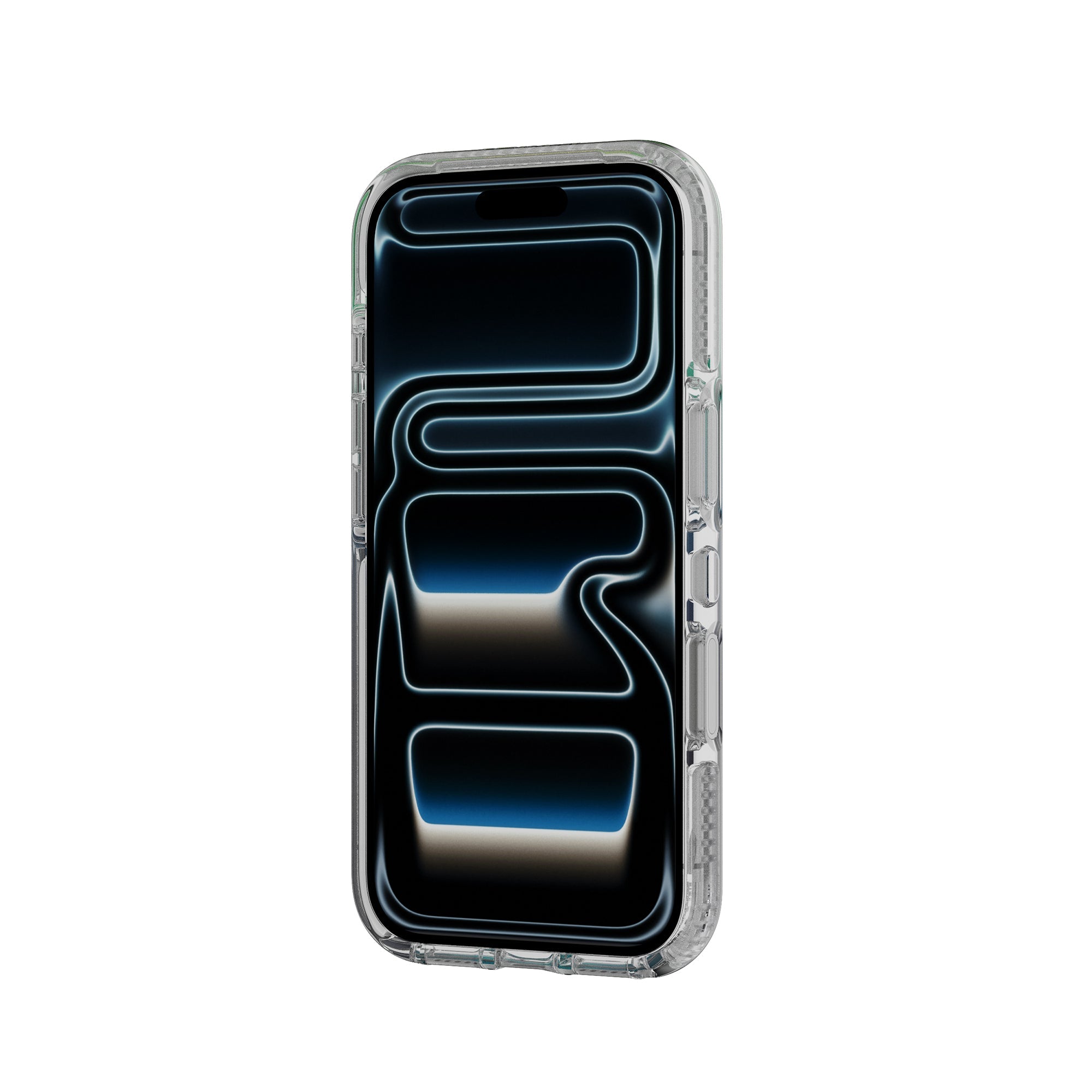 Tech21 FlexQuartz iPhone 17 Pro Hülle Ombre Blue Green