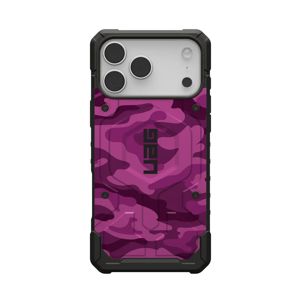 UAG Pathfinder iPhone 17 Pro Max Hülle Pink Camouflage MagSafe