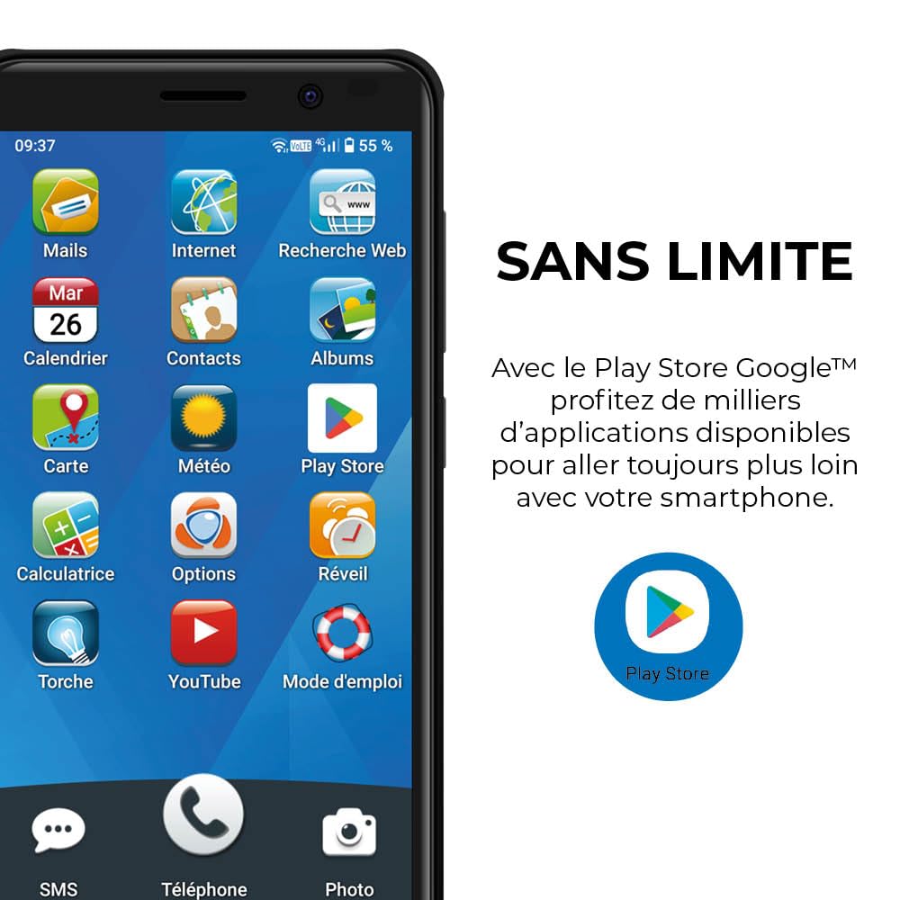 ORDISSIMO Numéro 2 Mini Seniorenhandy einfach