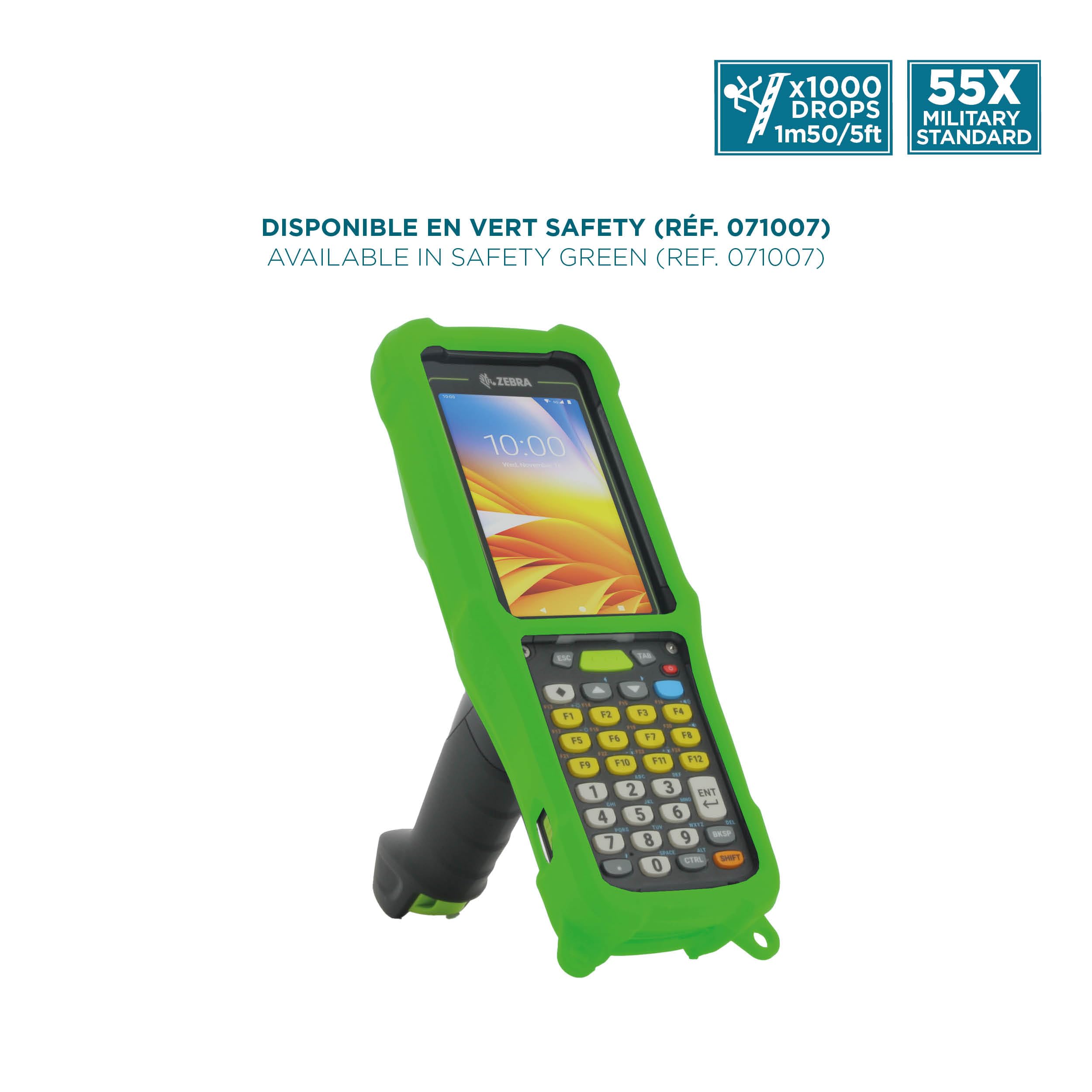 Mobilis PROTECH Zebra MC9400 MC9450 Silikonhülle schwarz