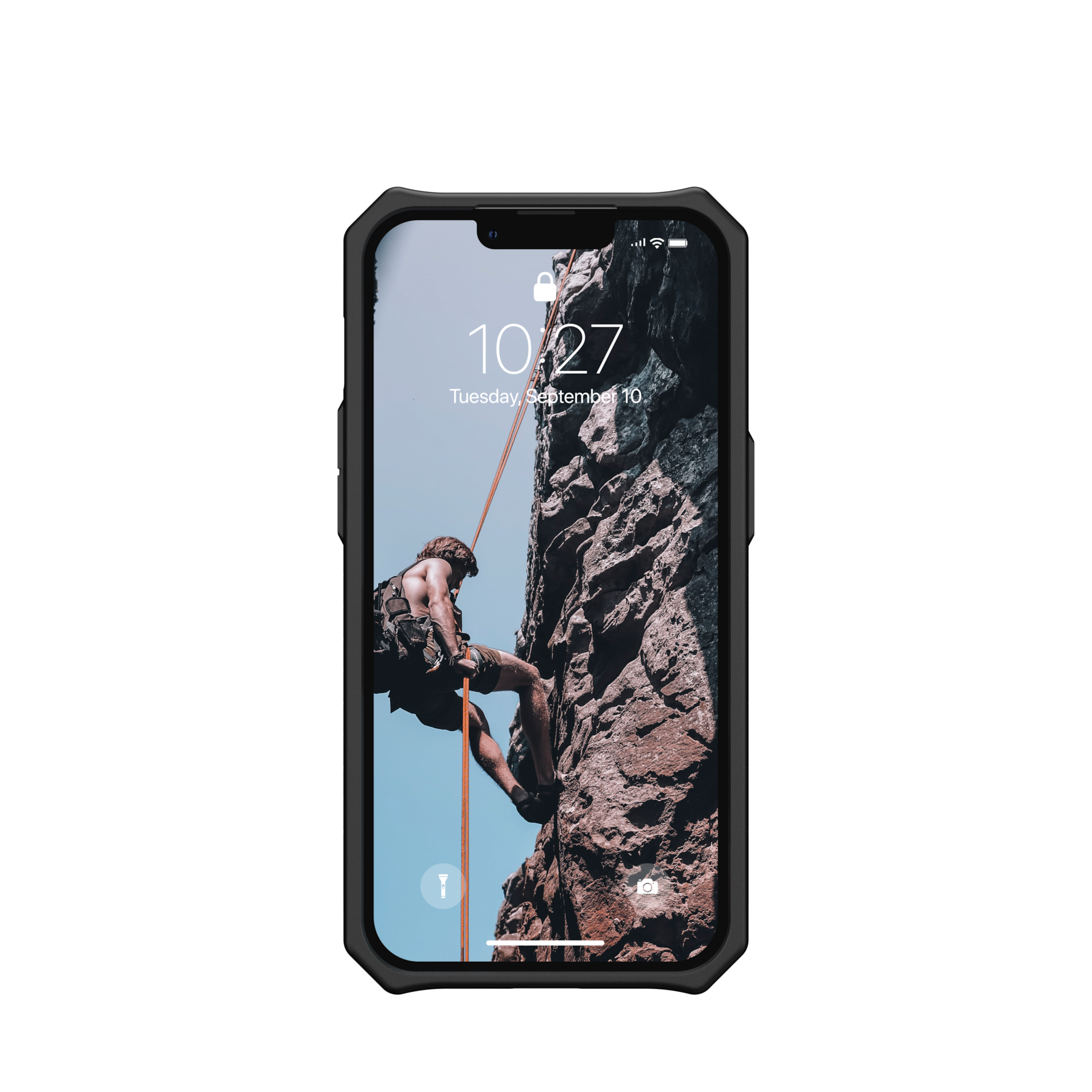 UAG Monarch iPhone 13 Pro Handyhülle Leder stoßfest schwarz