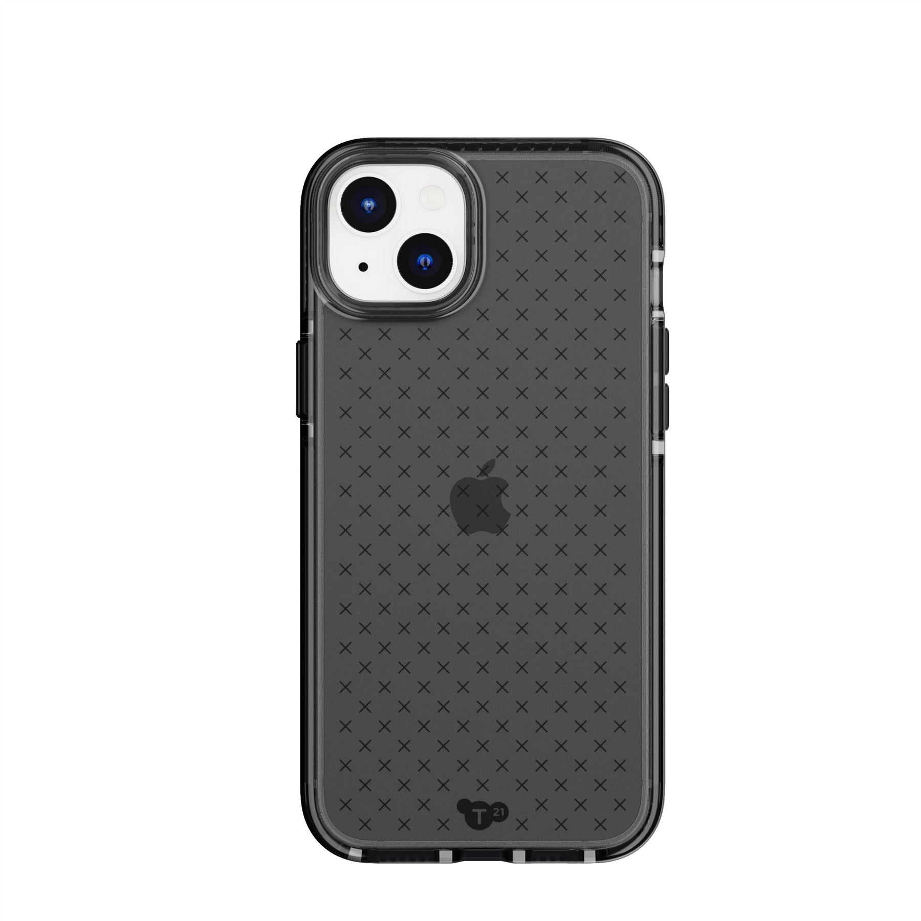 Tech21 Evo Check iPhone 15 Plus Hülle Smokey Black stoßfest