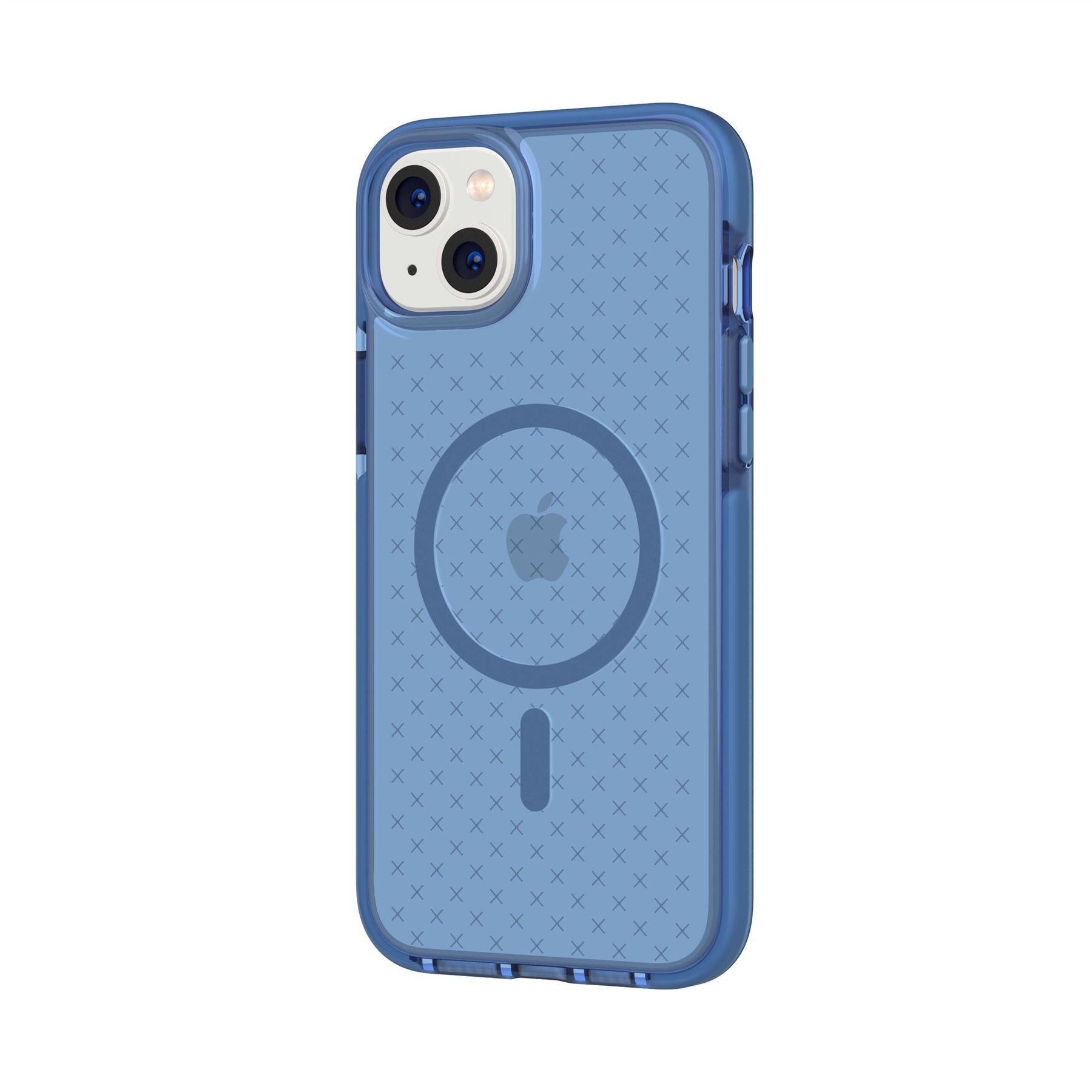 Tech21 EvoCheck iPhone 14 Plus Hülle MagSafe Blau 16ft