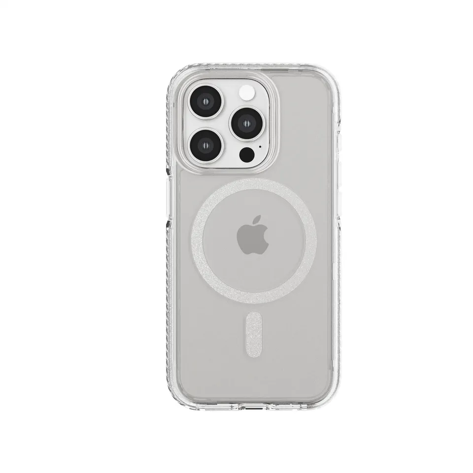Tech21 EvoCrystal iPhone 15 Pro Hülle White Titanium