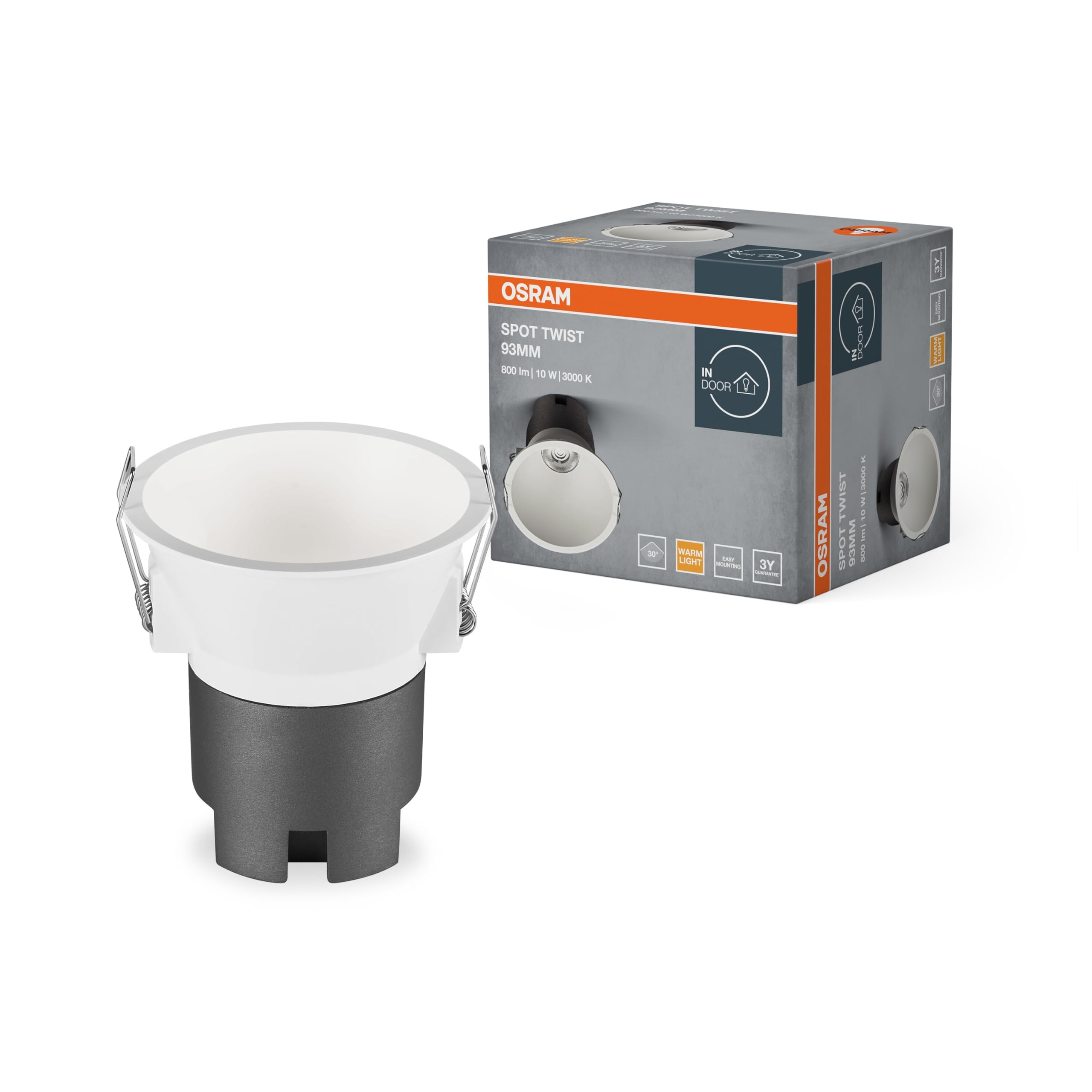 OSRAM SMART+ SPOT TWIST Einbau-Downlight weiß 10W 3000K