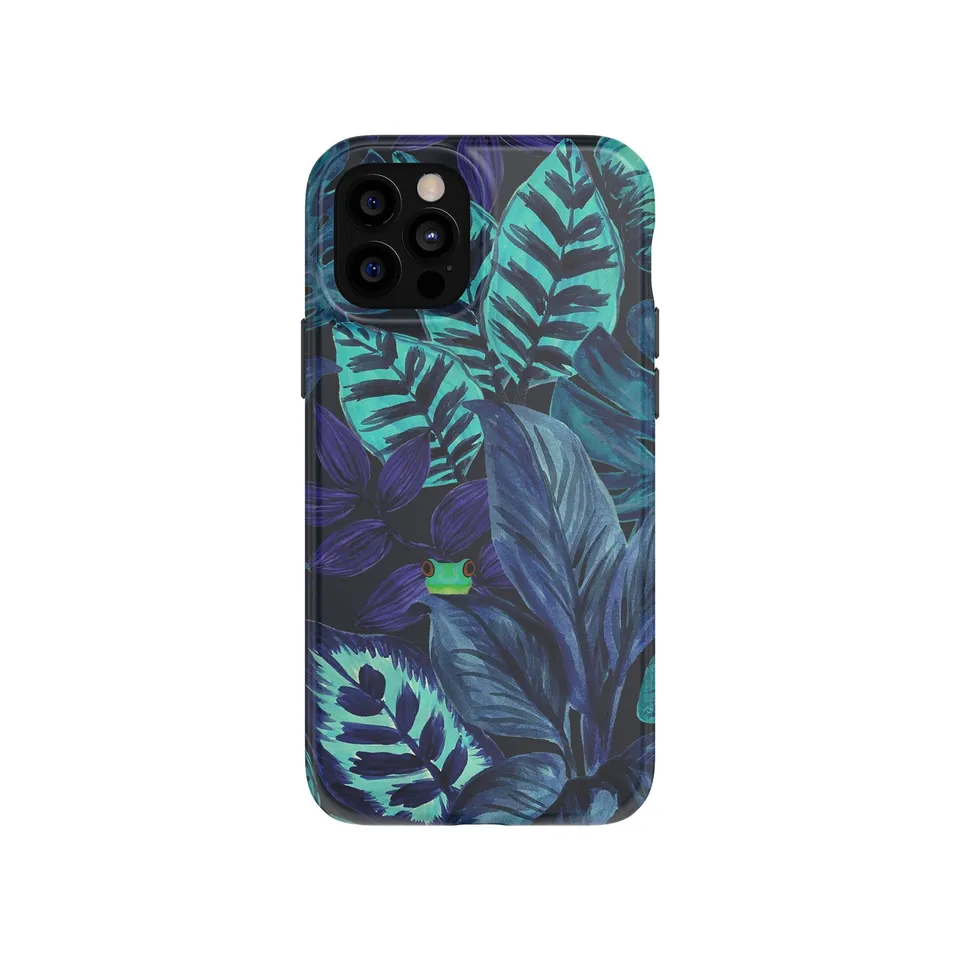 Tech21 Eco Art iPhone 12 Hülle Frog nachhaltig Aquarell