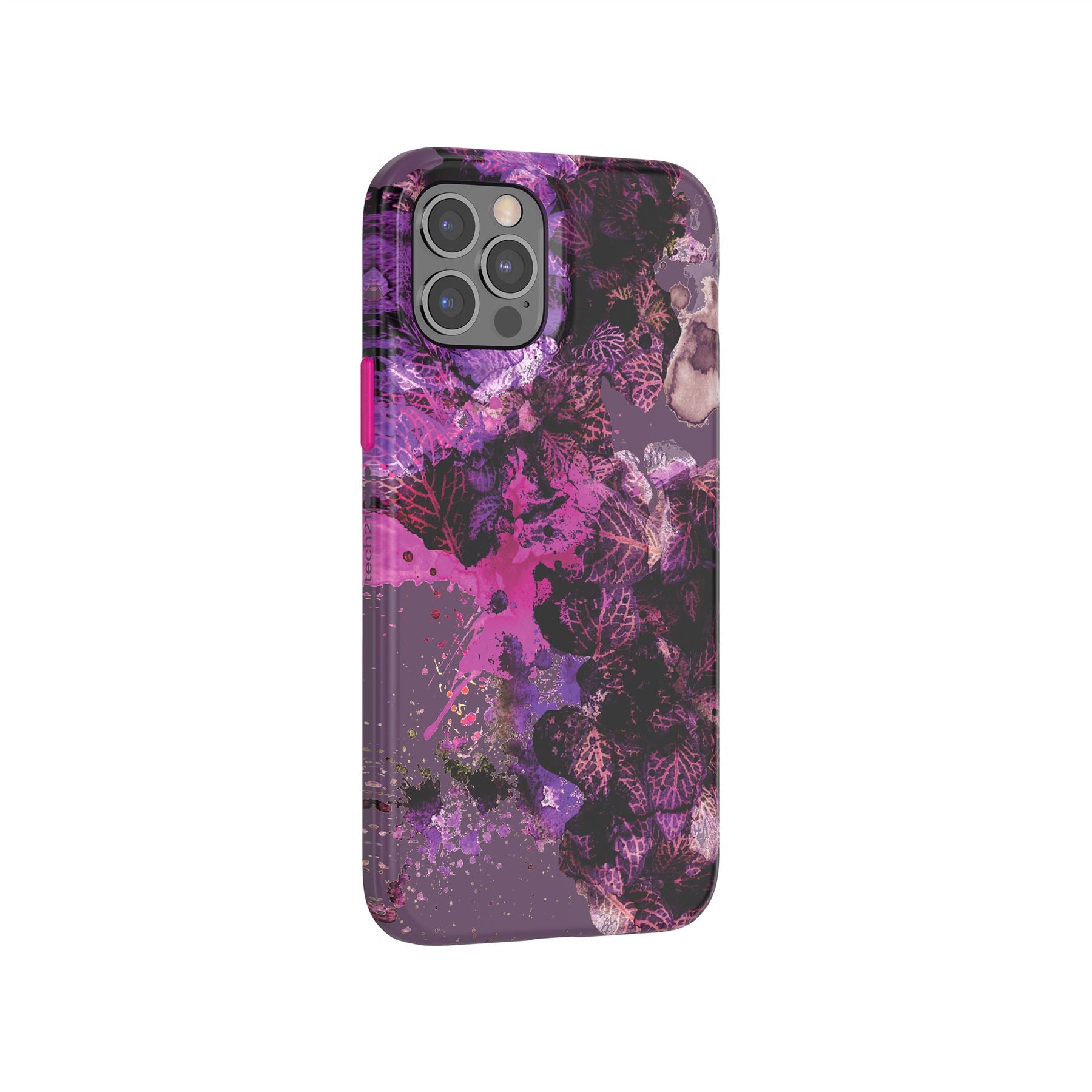 Tech21 Eco Art iPhone 12/12 Pro Hülle Pink-Lila Fallschutz