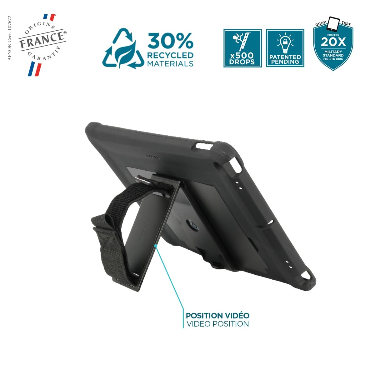 Mobilis Protech Tablet-Hülle iPad 10.2 2020 schwarz