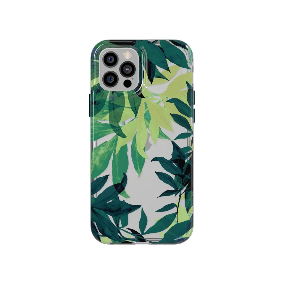 Tech21 EvoArt iPhone 12/12 Pro Handyhülle Forest Green Muster