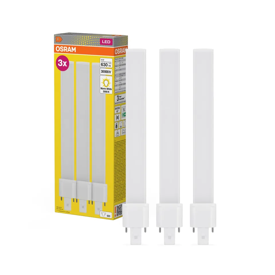 ams OSRAM DULUX S11 LED Kompaktlampe G23 6W warmweiß