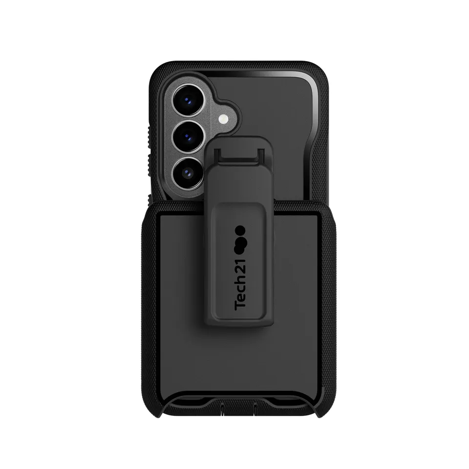 Tech21 EvoGuard Magnet Galaxy S26 Handyhülle Schwarz mit Ständer