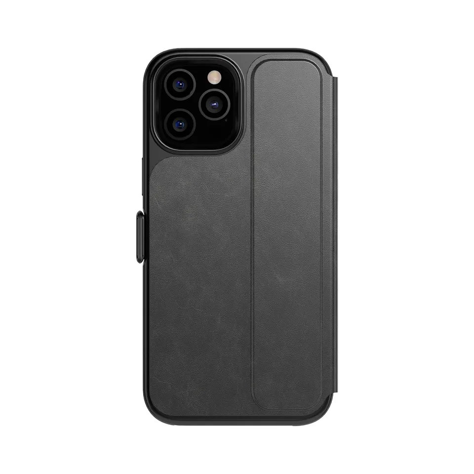 Tech21 Evo Wallet iPhone 12 Pro Max Hülle Smokey Black Karten