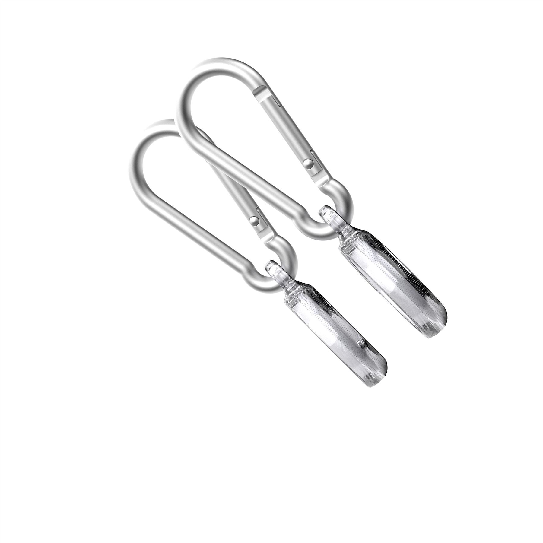 Tech21 EvoClear AirTag Hülle transparent 2er Pack mit Karabiner