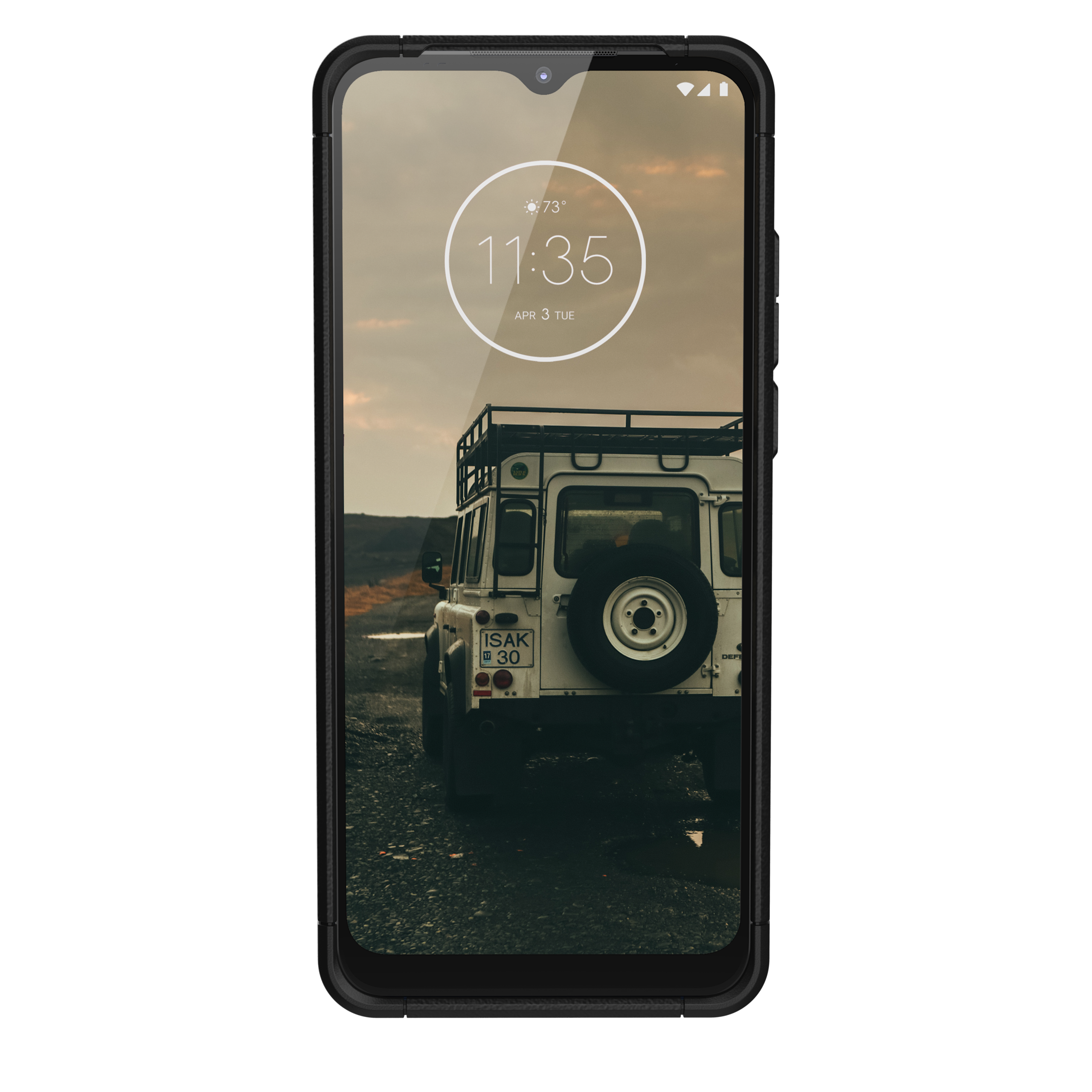 UAG Scout Moto G Play 2021 Hülle griffig schwarz