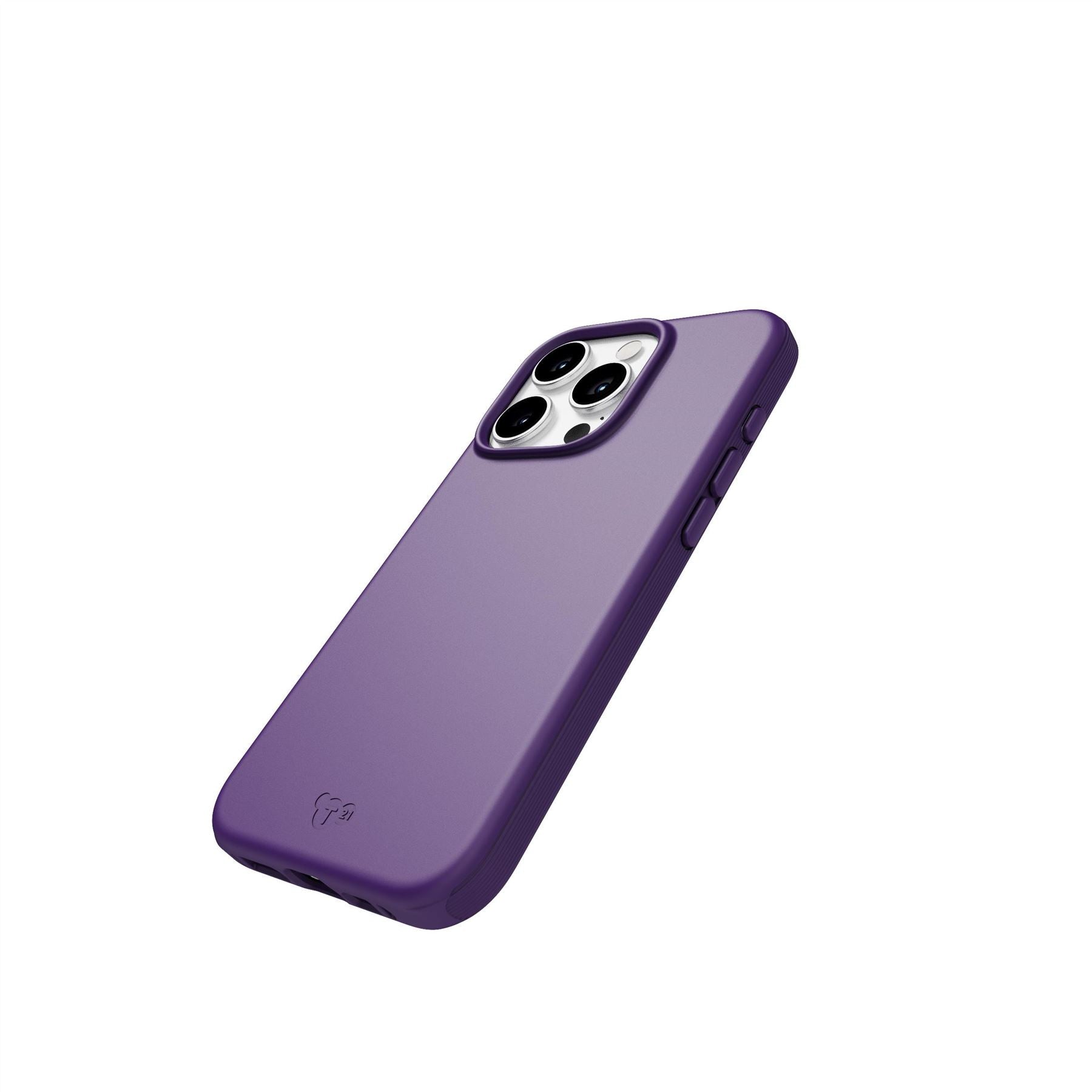 Tech21 Recovrd iPhone 15 Pro Hülle Blackberry Purple MagSafe