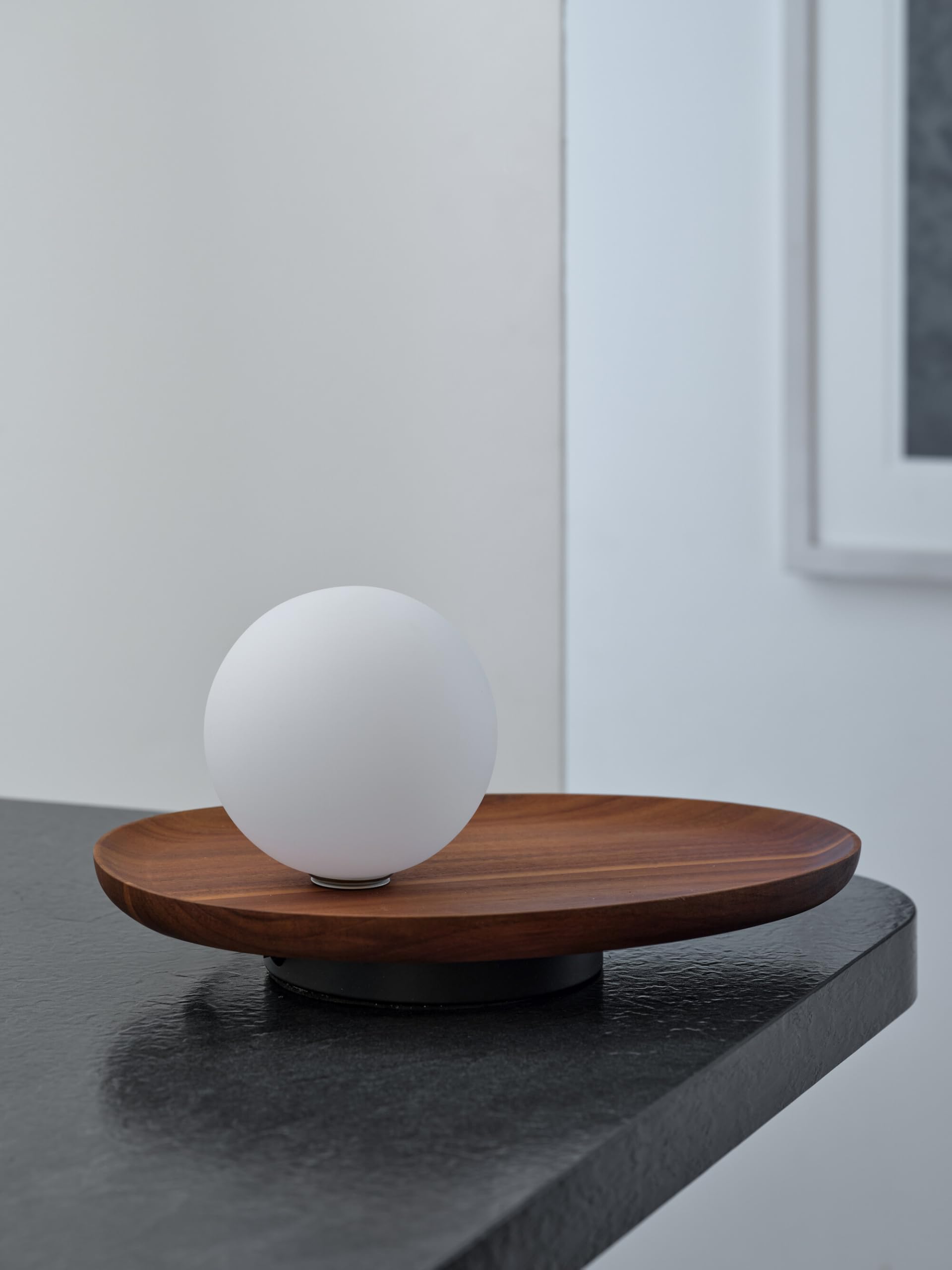 ams OSRAM SMART+ Acacia Nest Tischleuchte G9 Wood Decor