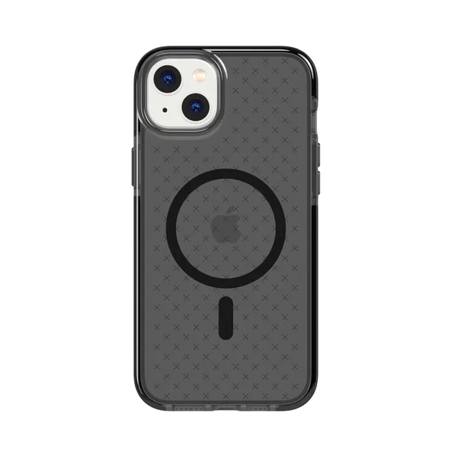 Tech21 EvoCheck iPhone 14 Plus Handyhülle Smokey Black MagSafe