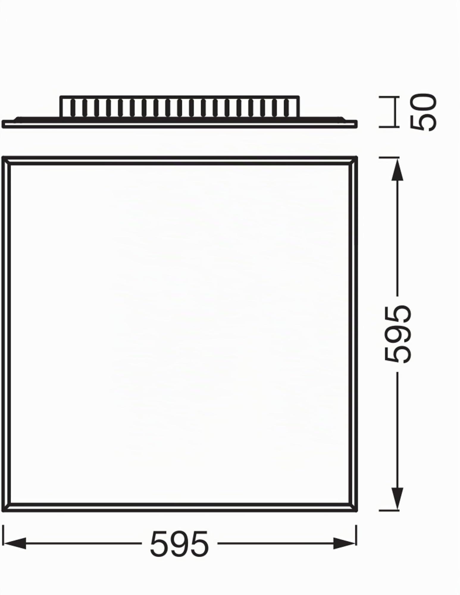 OSRAM Planon Plus Deckenleuchte 600x600 36W neutralweiß