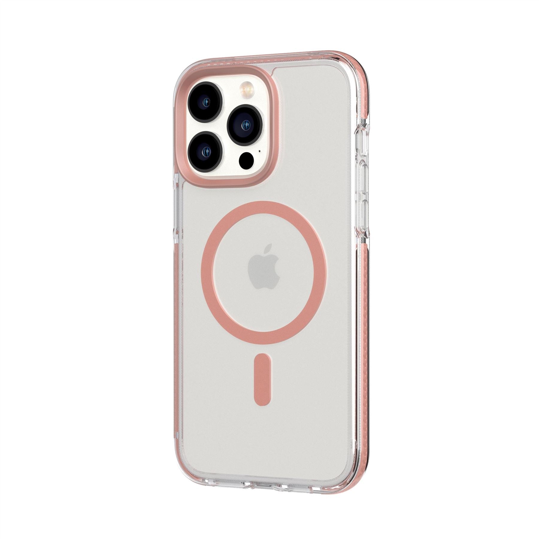 Tech21 EvoCrystal iPhone 14 Pro Max Hülle Rose Gold MagSafe
