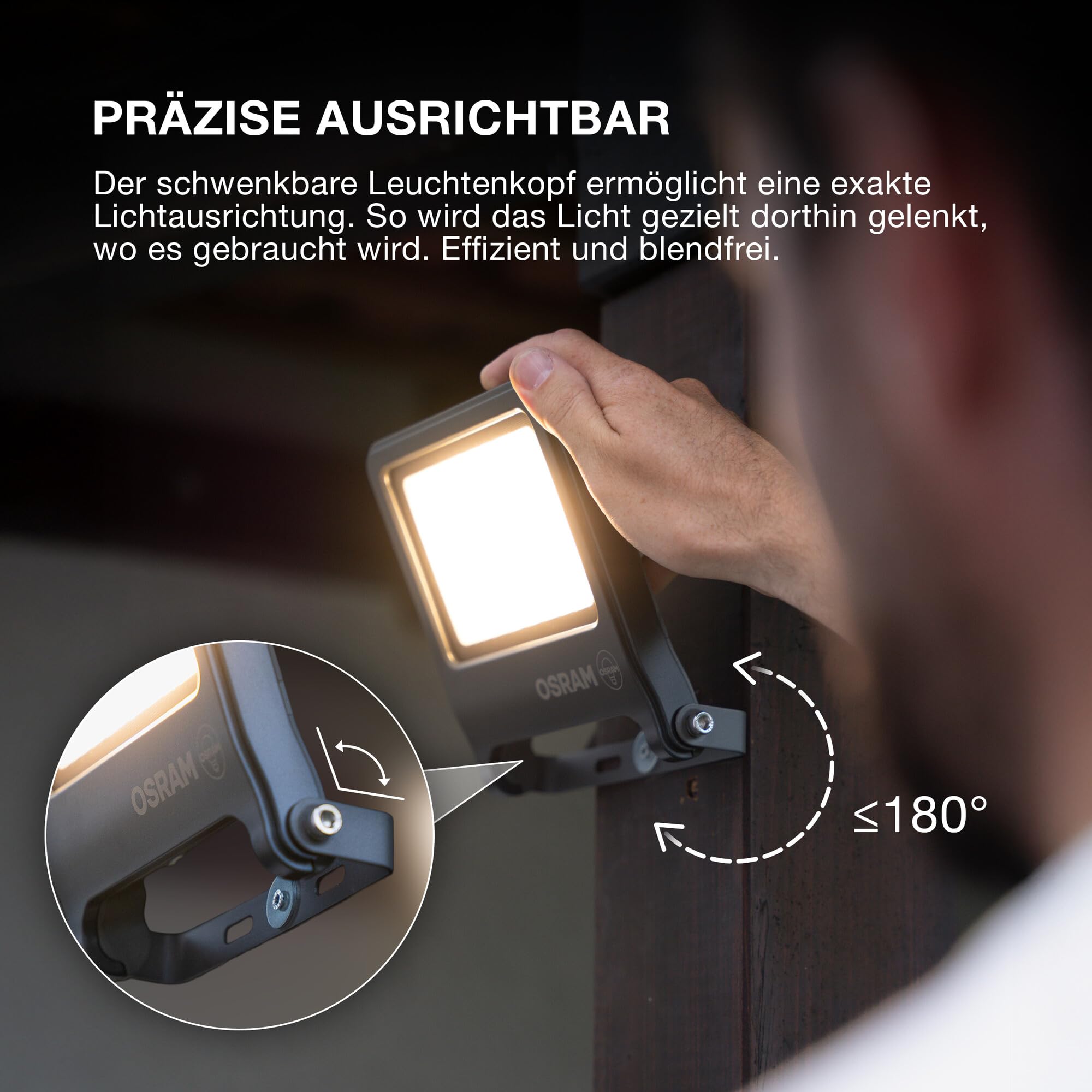 OSRAM SMART+ Endura Flood LED-Fluter 20W 3000K weiß IP65
