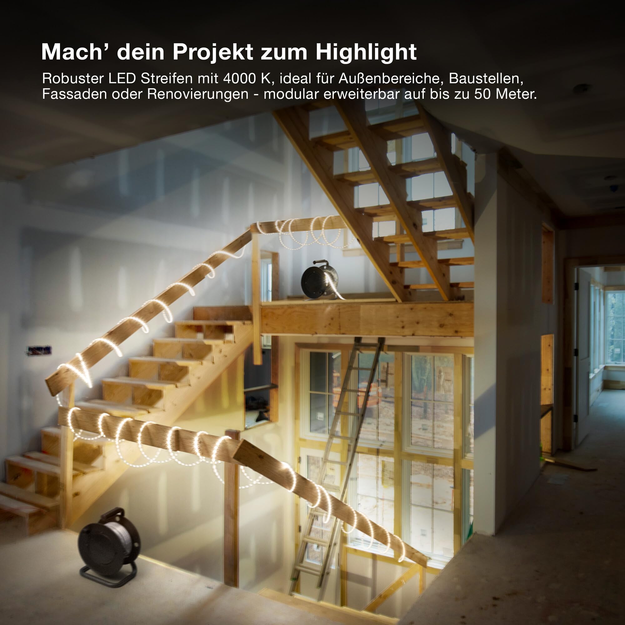 ams OSRAM SMART+ Outdoor Flex LED-Streifen 10m kaltweiß