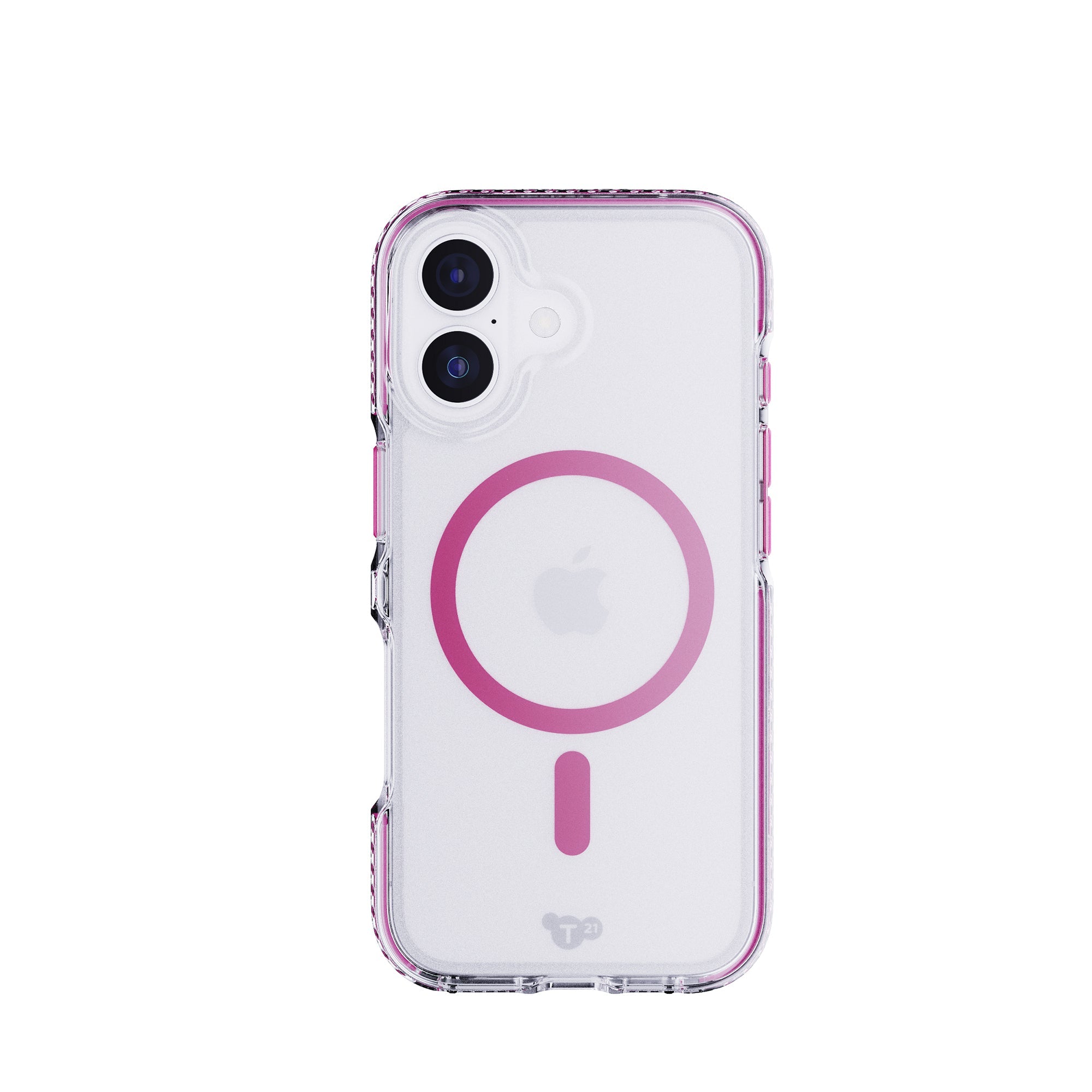 Tech21 EvoCrystal iPhone 17 Hülle MagSafe Cyber Pink Klar