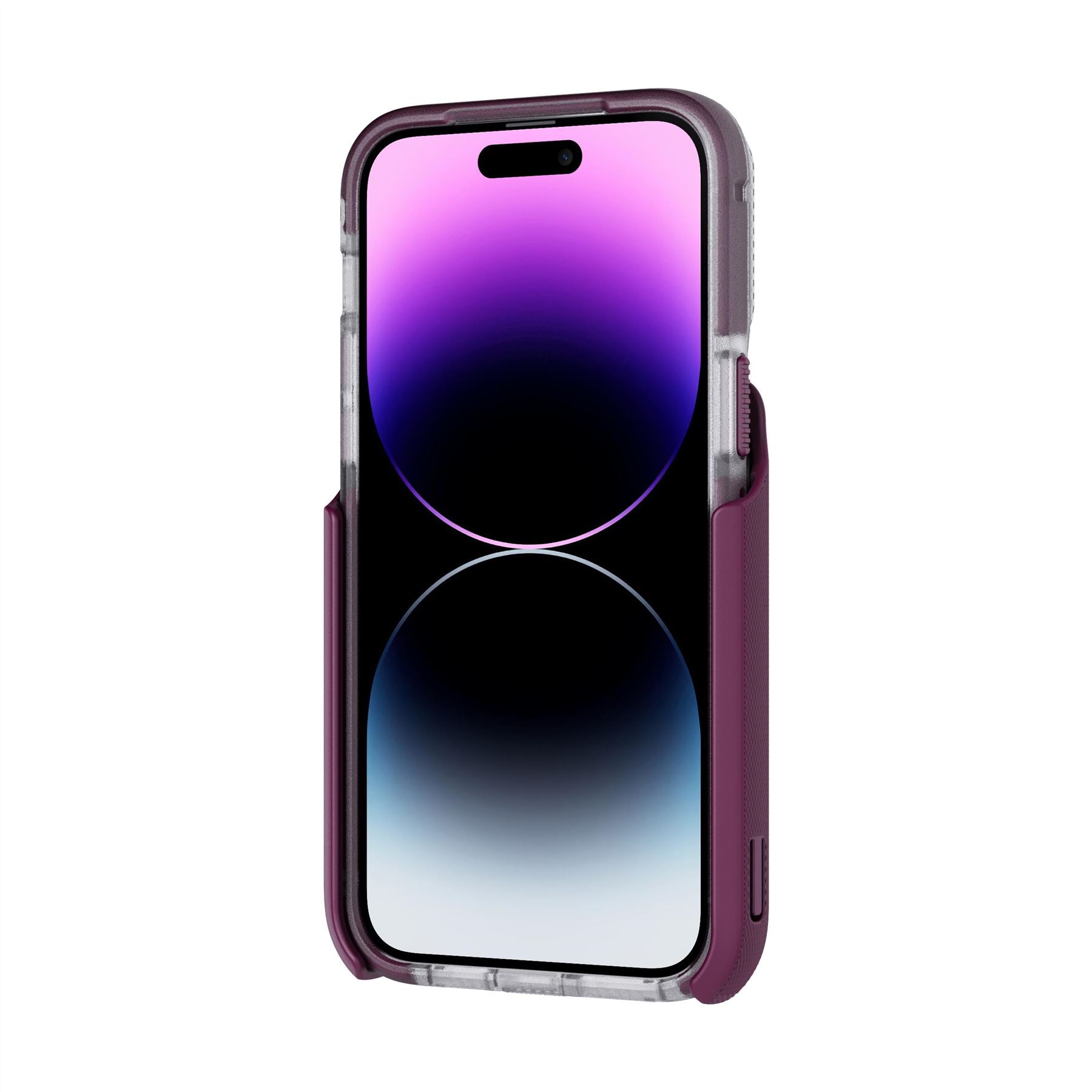 Tech21 EvoMax iPhone 14 Pro Max Handyhülle Frosted Purple