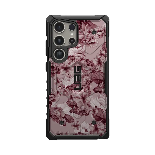 UAG Pathfinder Schutzhülle für Galaxy S25 Ultra Floral Merlot
