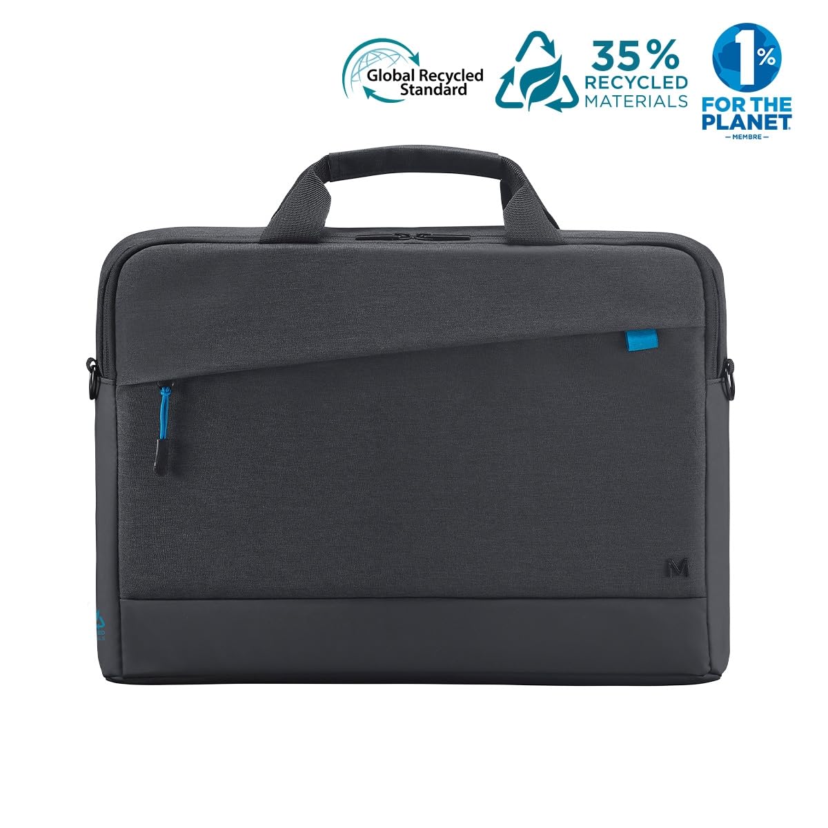 Mobilis Trendy Notebook-Tasche 16 Zoll 40,6cm 35% Recycling schwarz