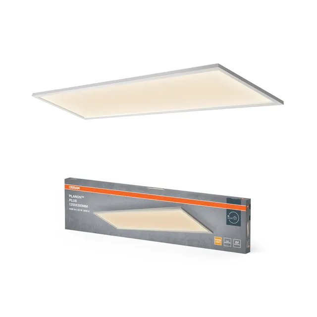 ams OSRAM SMART+ Planon Plus Deckenleuchte 120x30cm 36W 3000K
