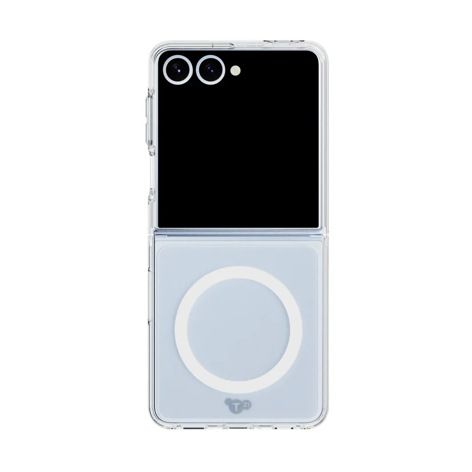 Tech21 EvoClear Magnet Galaxy Z Flip7 Handyhülle Clear 12ft