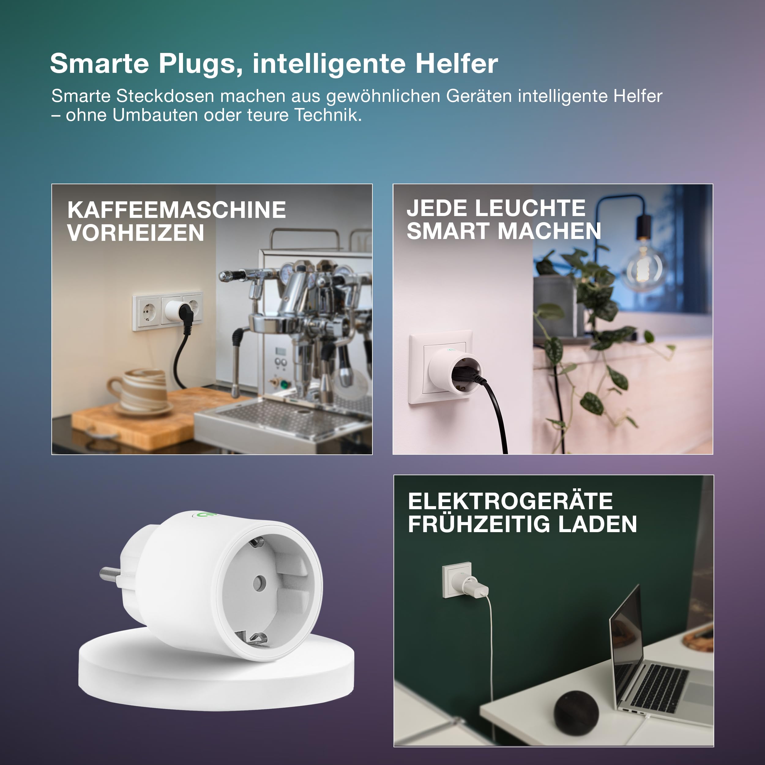 ams OSRAM SMART+ Alexa Steckdose Matter WiFi 2300W 1er-Pack