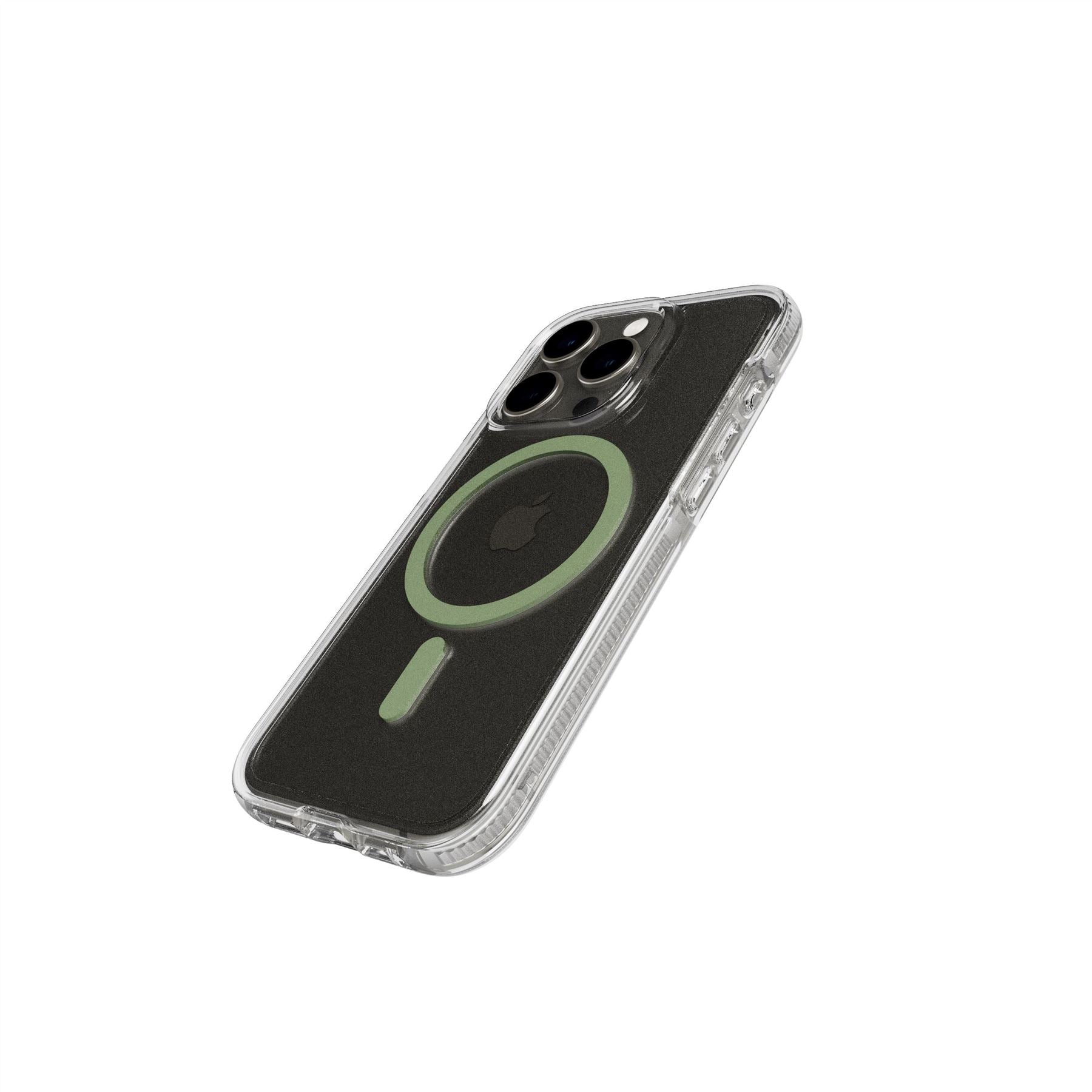 Tech21 FlexQuartz iPhone 15 Pro Handyhülle Grün MagSafe