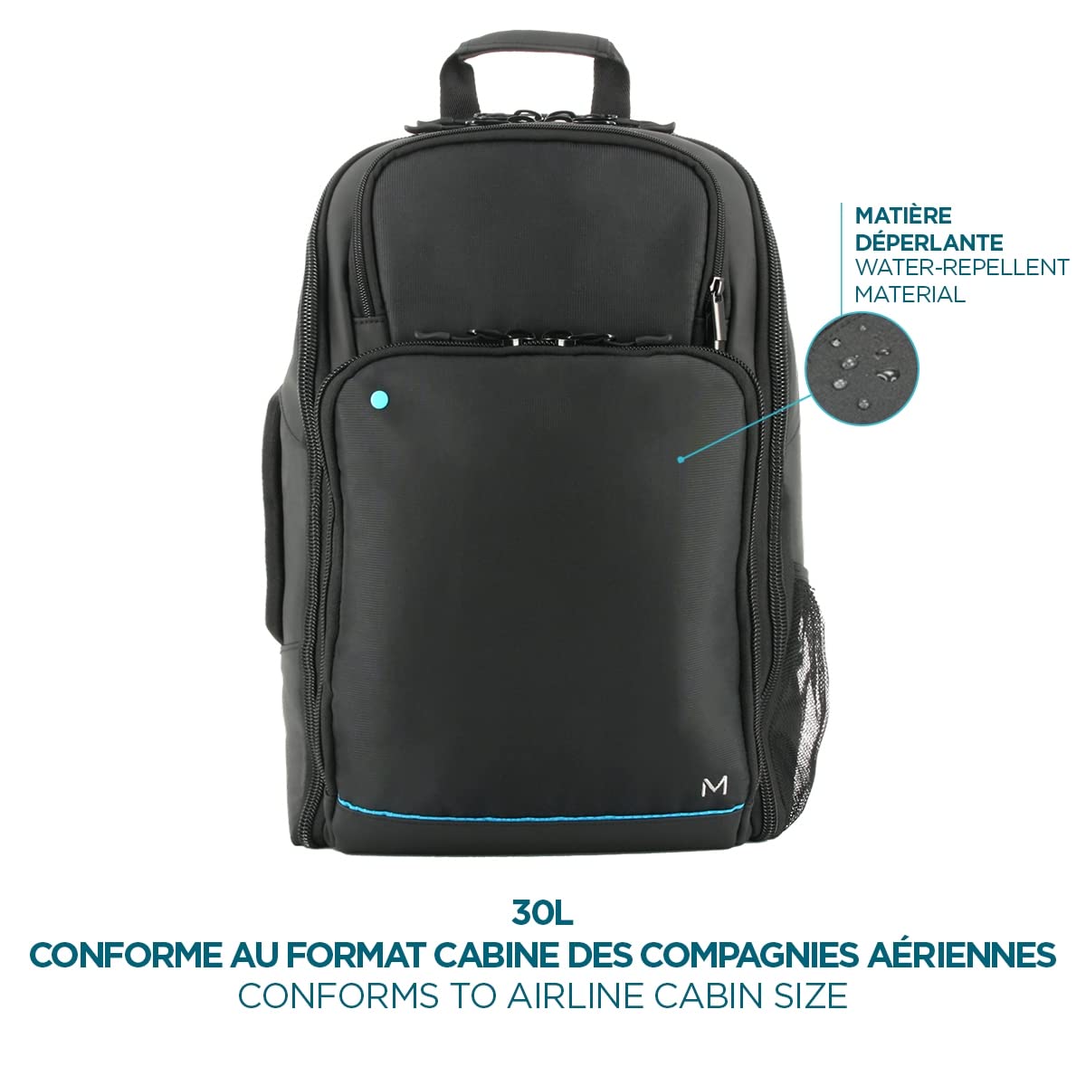 Mobilis The One Laptop-Rucksack 15,6 Zoll 30 L schwarz