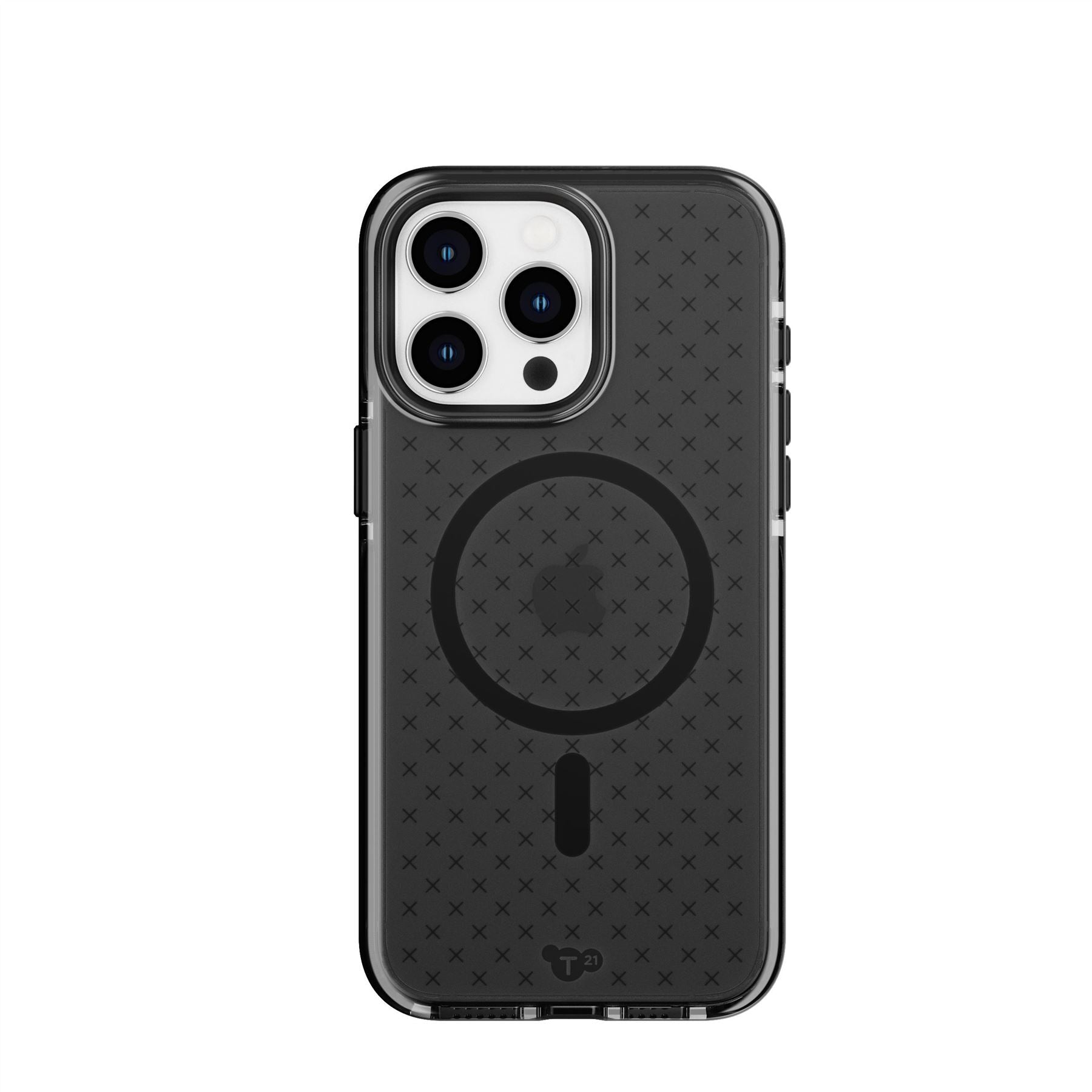Tech21 Evo Check iPhone 15 Pro Max Hülle Smokey Black