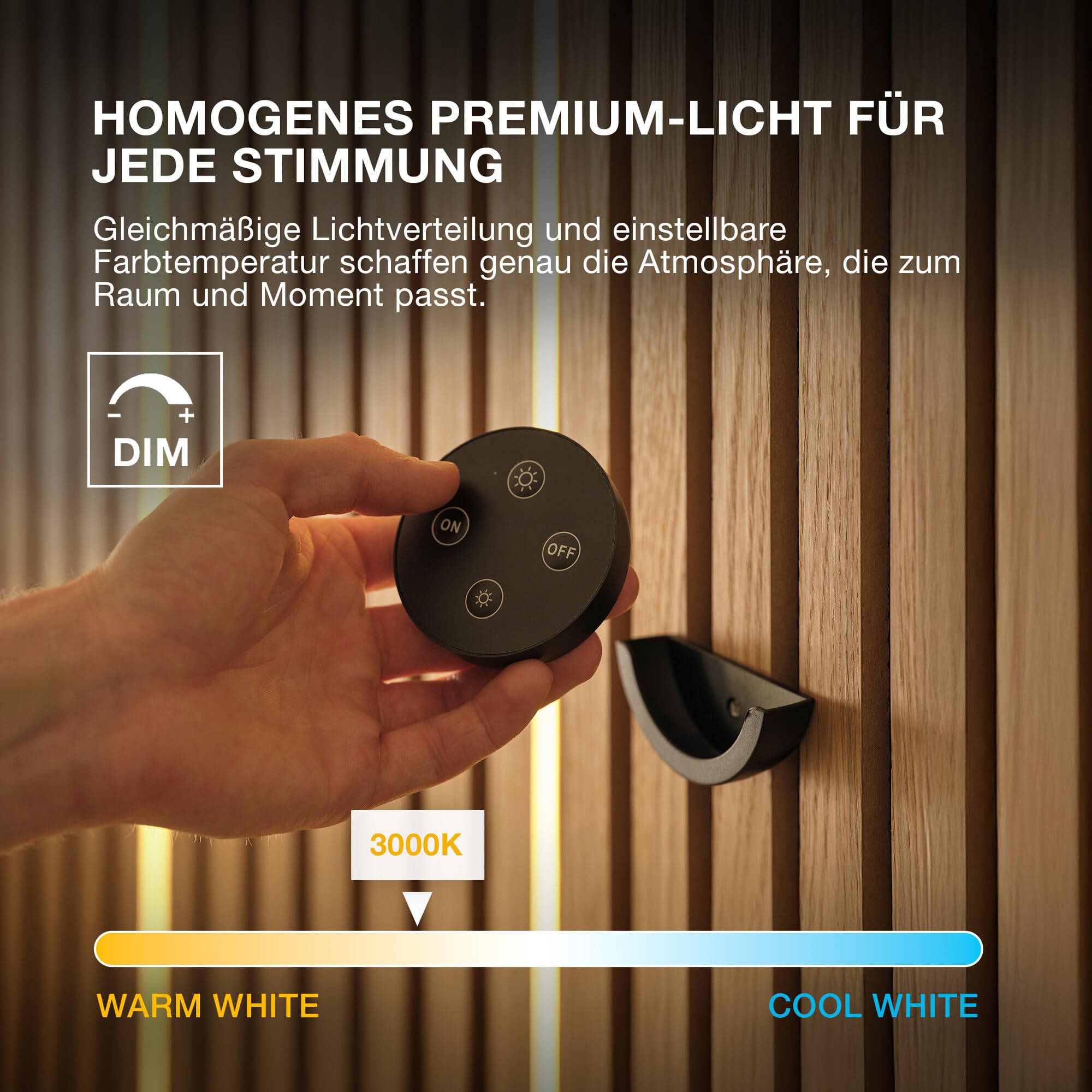 ams OSRAM Flex Acoustic Extension LED-Streifen Schwarz 3000K