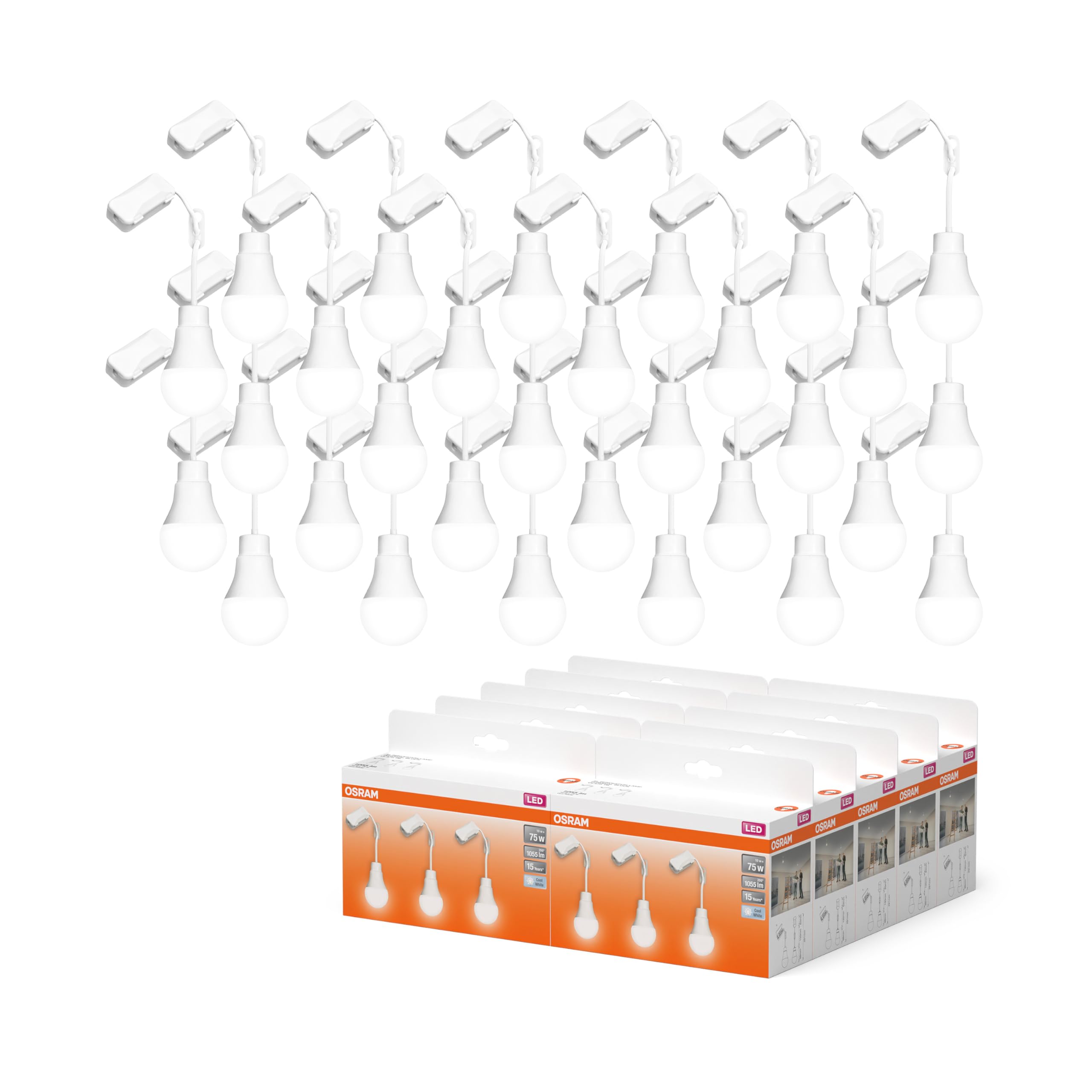 OSRAM SMART+ Renovation A75 LED-Lampe 10W 4000K 10er-Pack