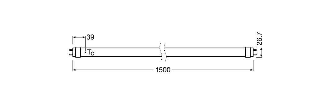 Osram SubstiTUBE Star LED-Röhre 150cm kaltweiß 8er-Pack