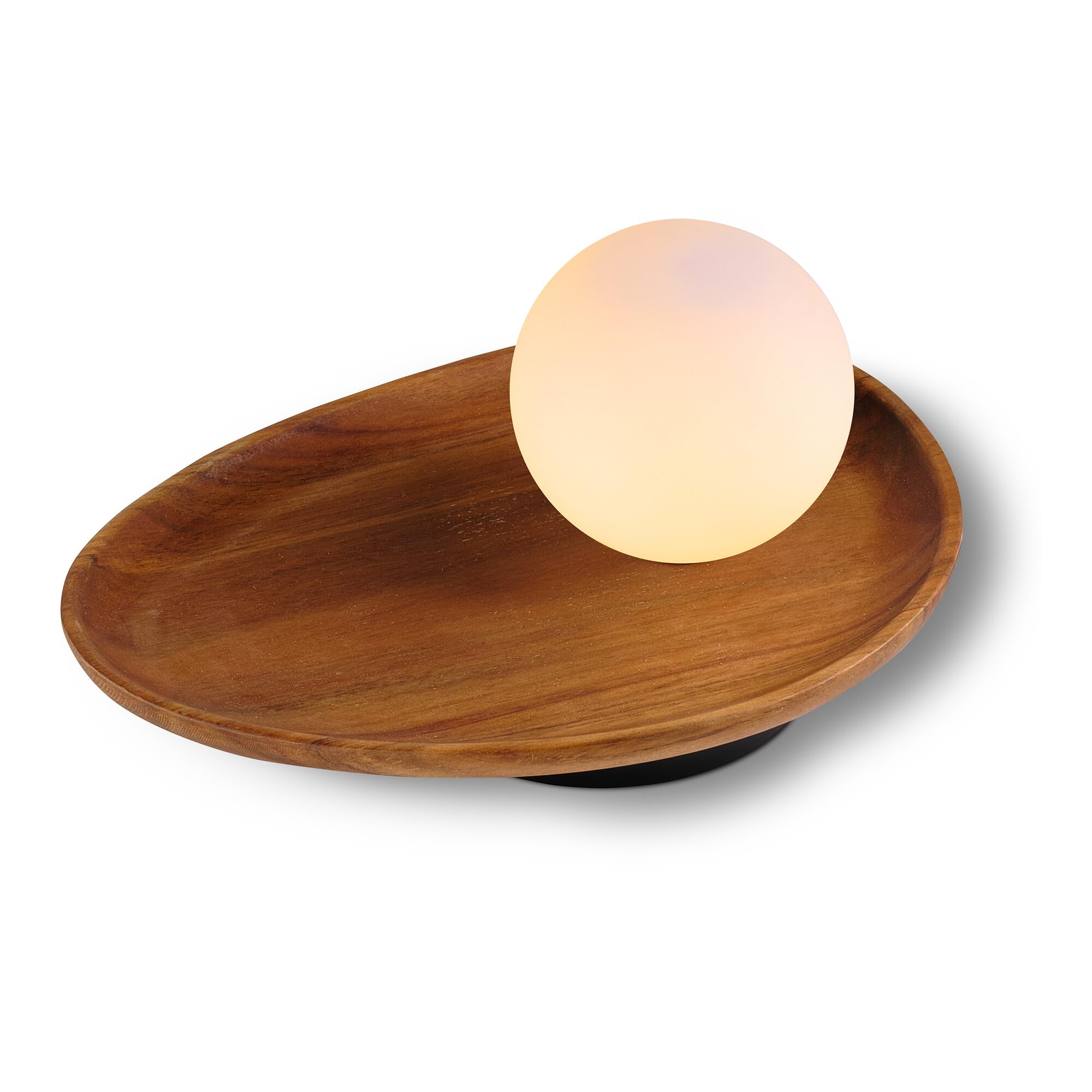 ams OSRAM SMART+ Acacia Nest Tischleuchte G9 Wood Decor