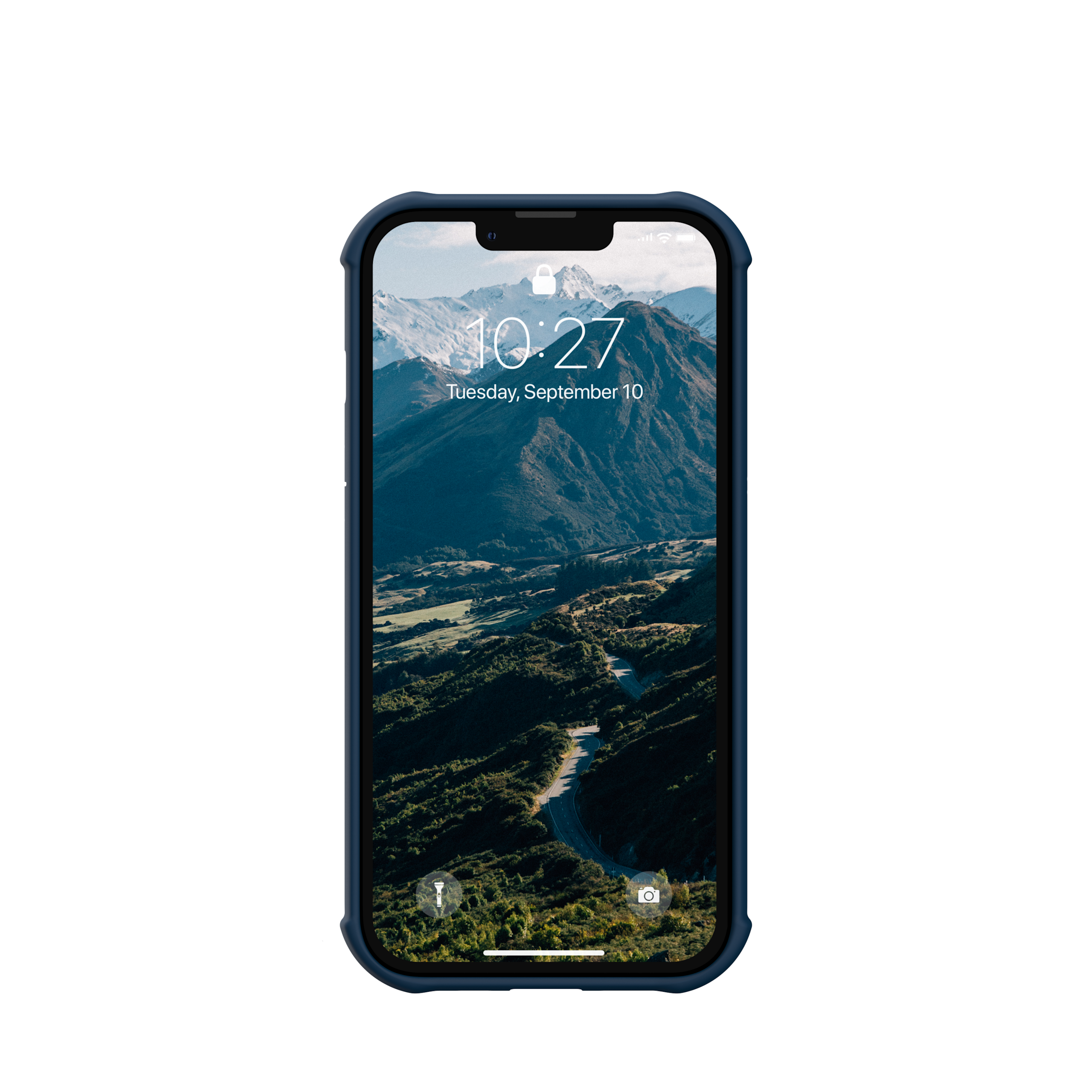 UAG Standard Issue iPhone 13 Hülle Silikon schwarz 4,8m